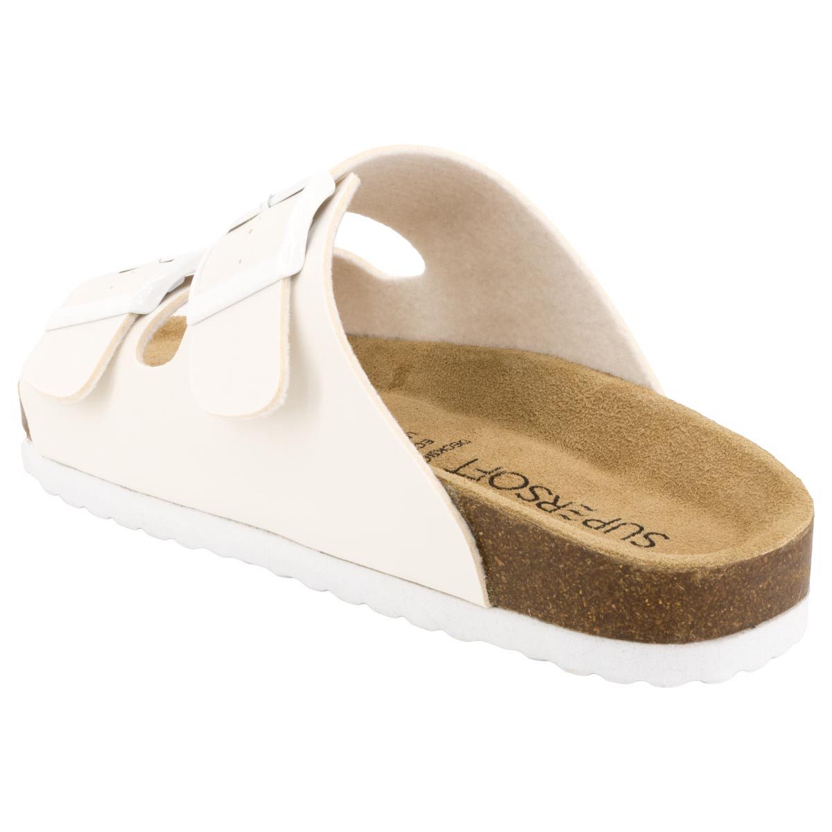 SUPERSOFT Classic Pantolette (1-tlg) Pantoletten - Zwei Schnallen, klassisch und zeitlos