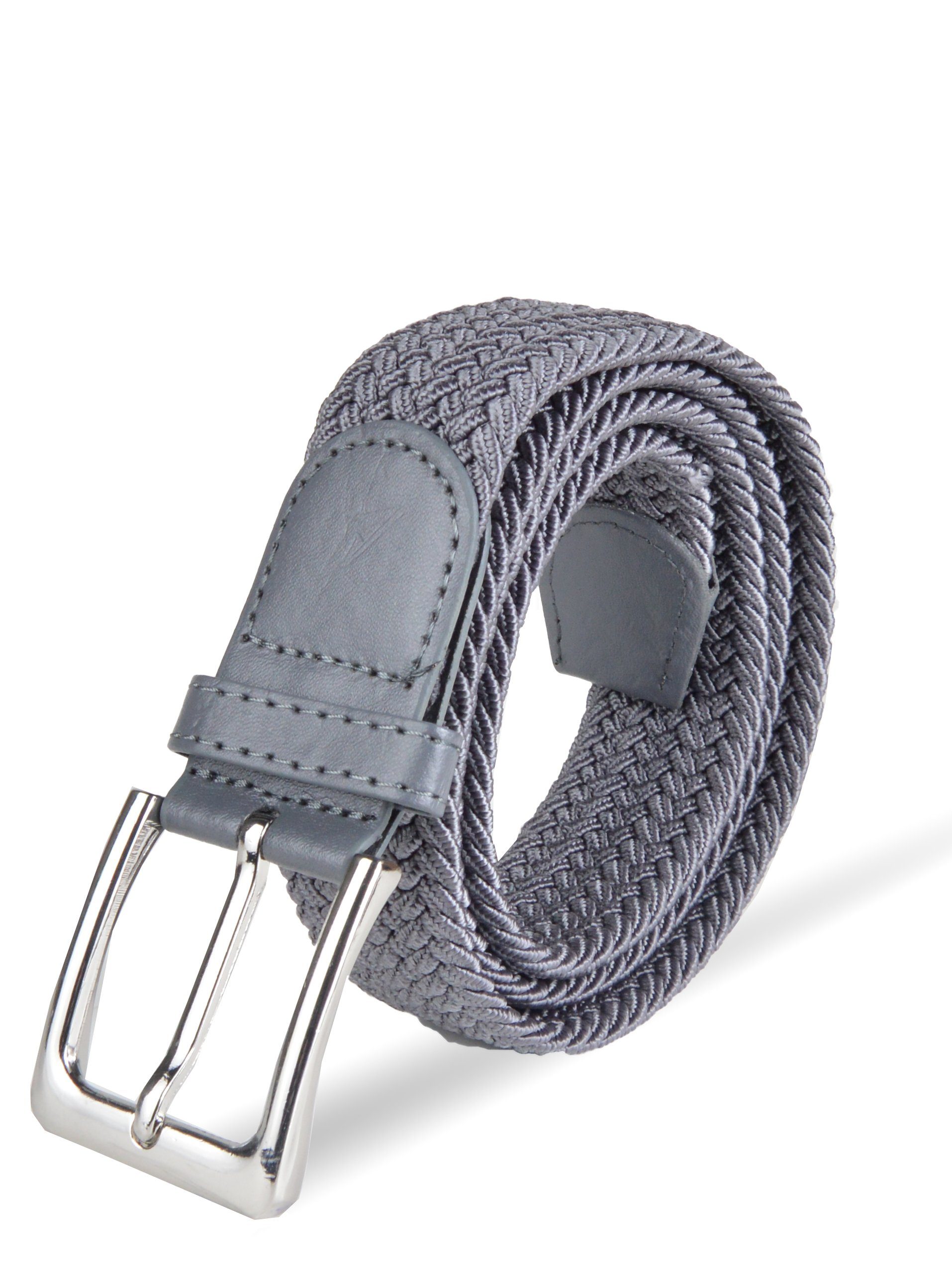 Socked Stoffgürtel Herren Stretchgürtel (105-150cm) stufenlos einstellbar, elastischer Flechtgürtel