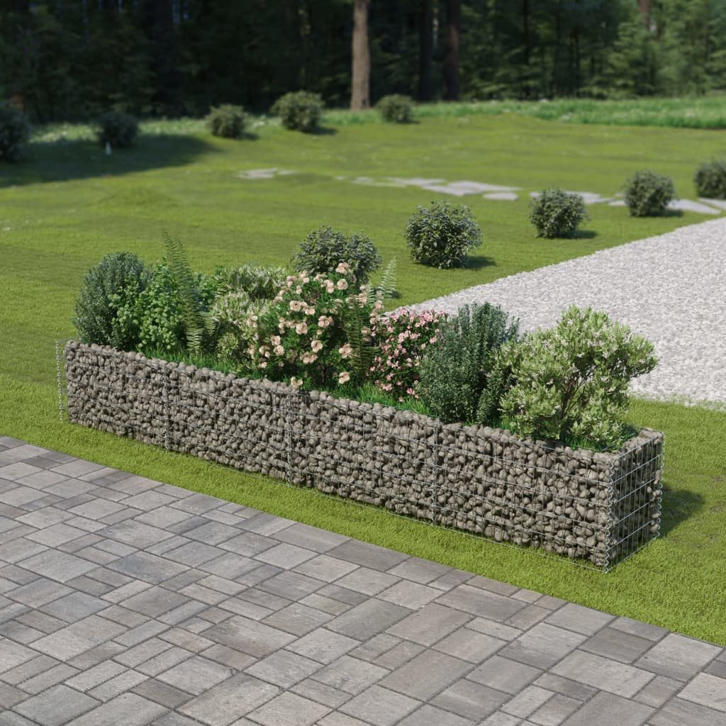 Thumbnail - DOTMALL Hochbeet Gabionen-Hochbeet Verzinkter Stahl 360×50×50 cm