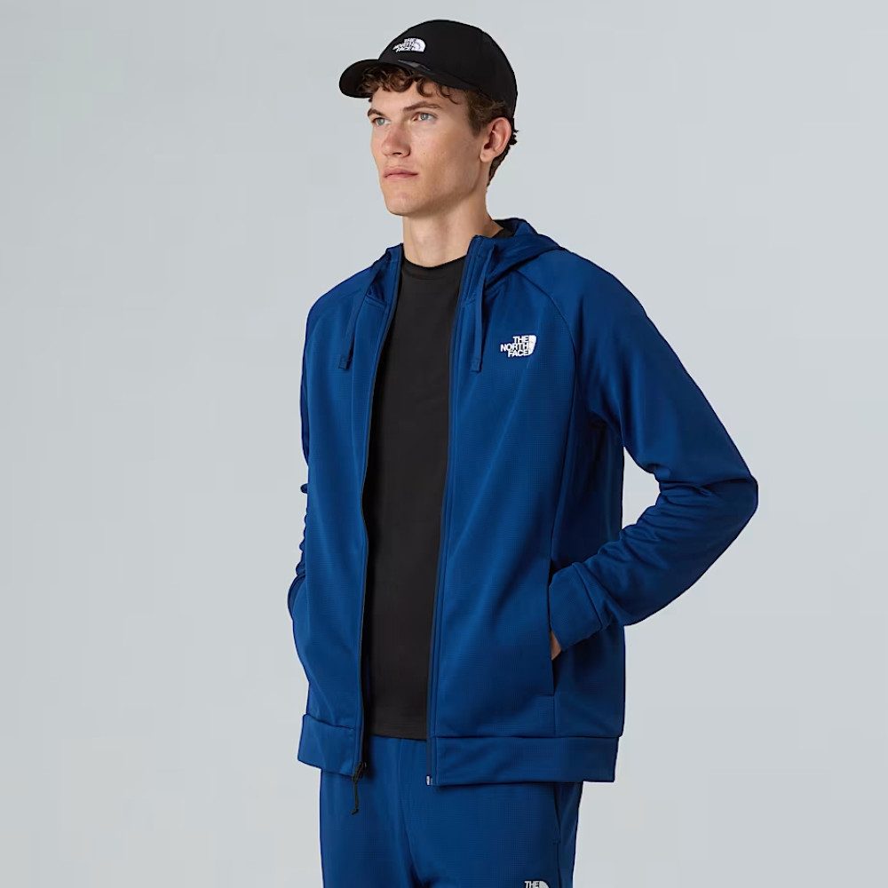 The North Face Allwetterjacke Reaxion 2.0 Kapuzenjacke mit durchgehendem RV - Sweatjacke - Trainings