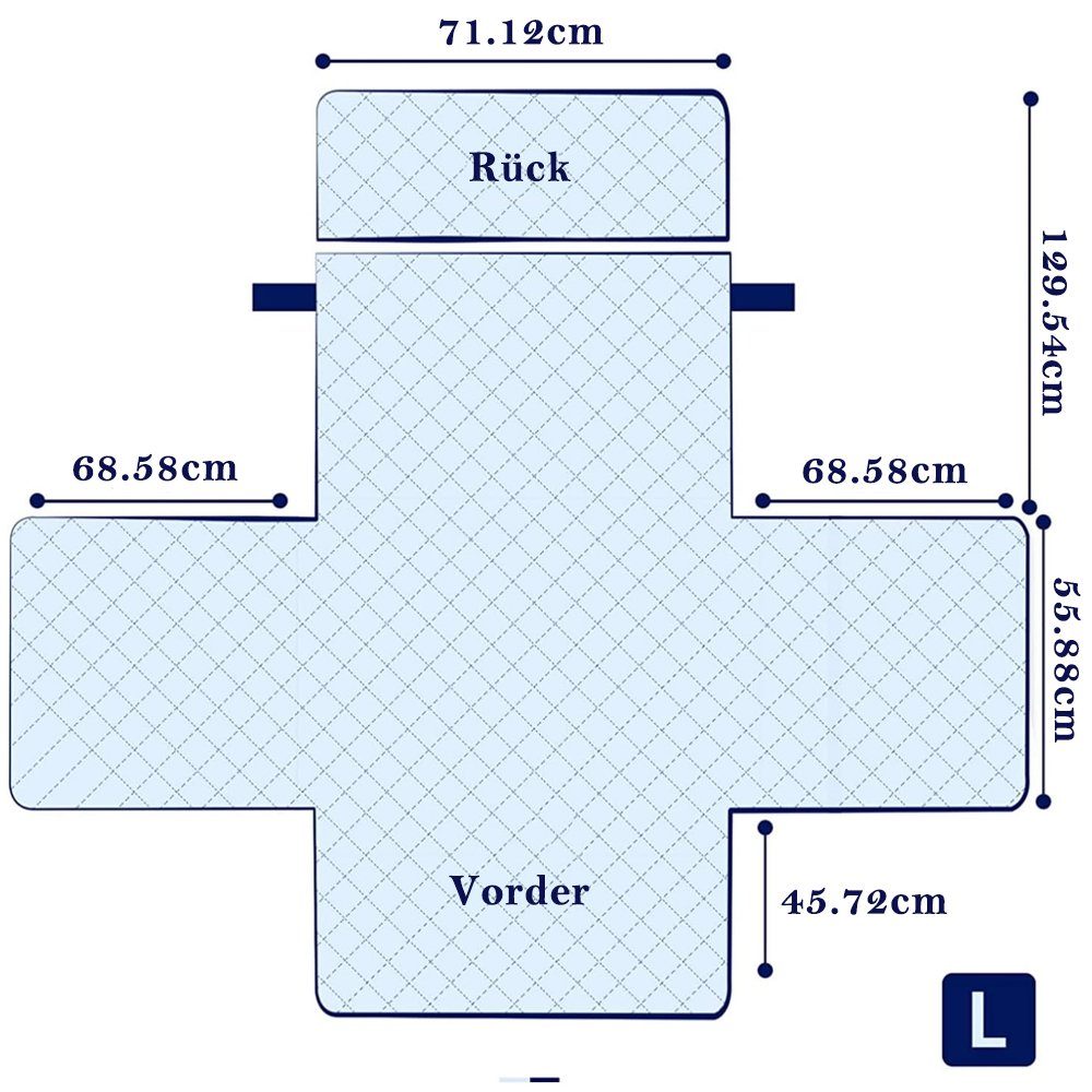 NUODWELL Sesselschoner Sesselschoner mit Taschen, Wasserdichter Liegestuhlb günstig online kaufen