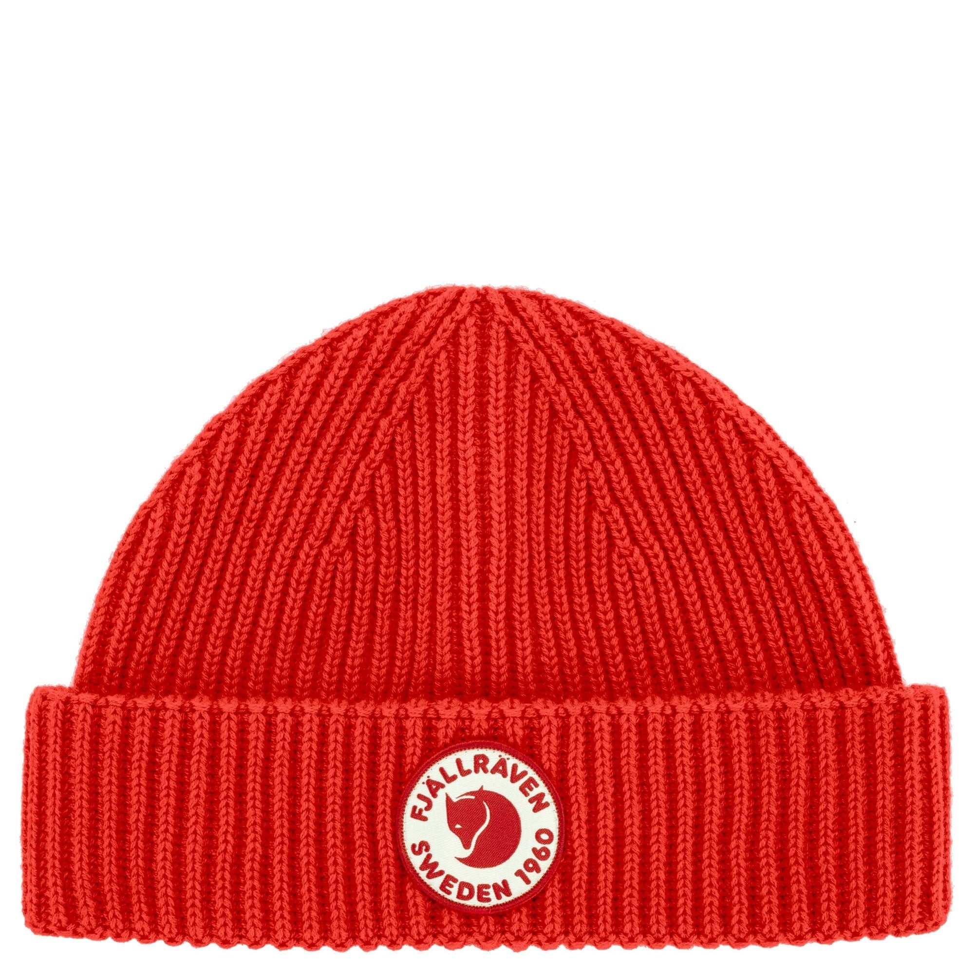 Fjällräven Strickmütze Lite Logo Hat - Mütze (true red)