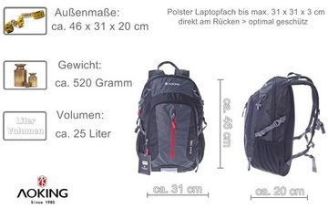 SHG Freizeitrucksack Rucksack Schulrucksack Sportrucksack Laptoprucksack Tagesrucksack