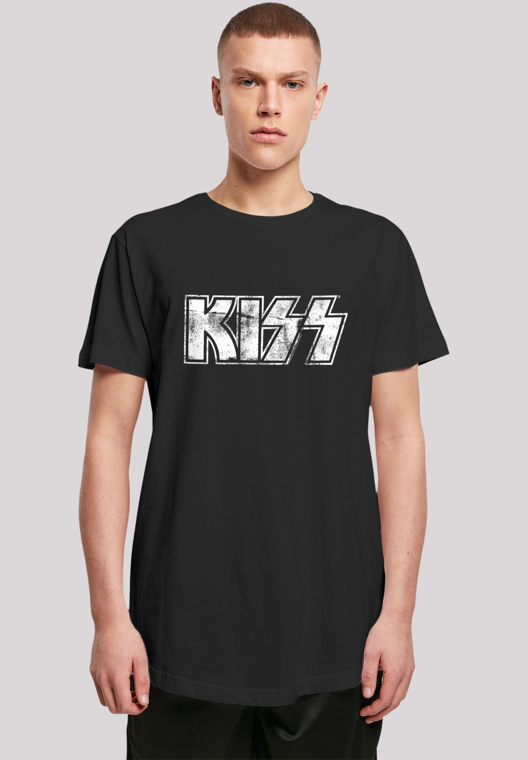 F4NT4STIC T-Shirt Kiss Rock Band Vintage Logo Premium Qualität, Musik, By Rock Off