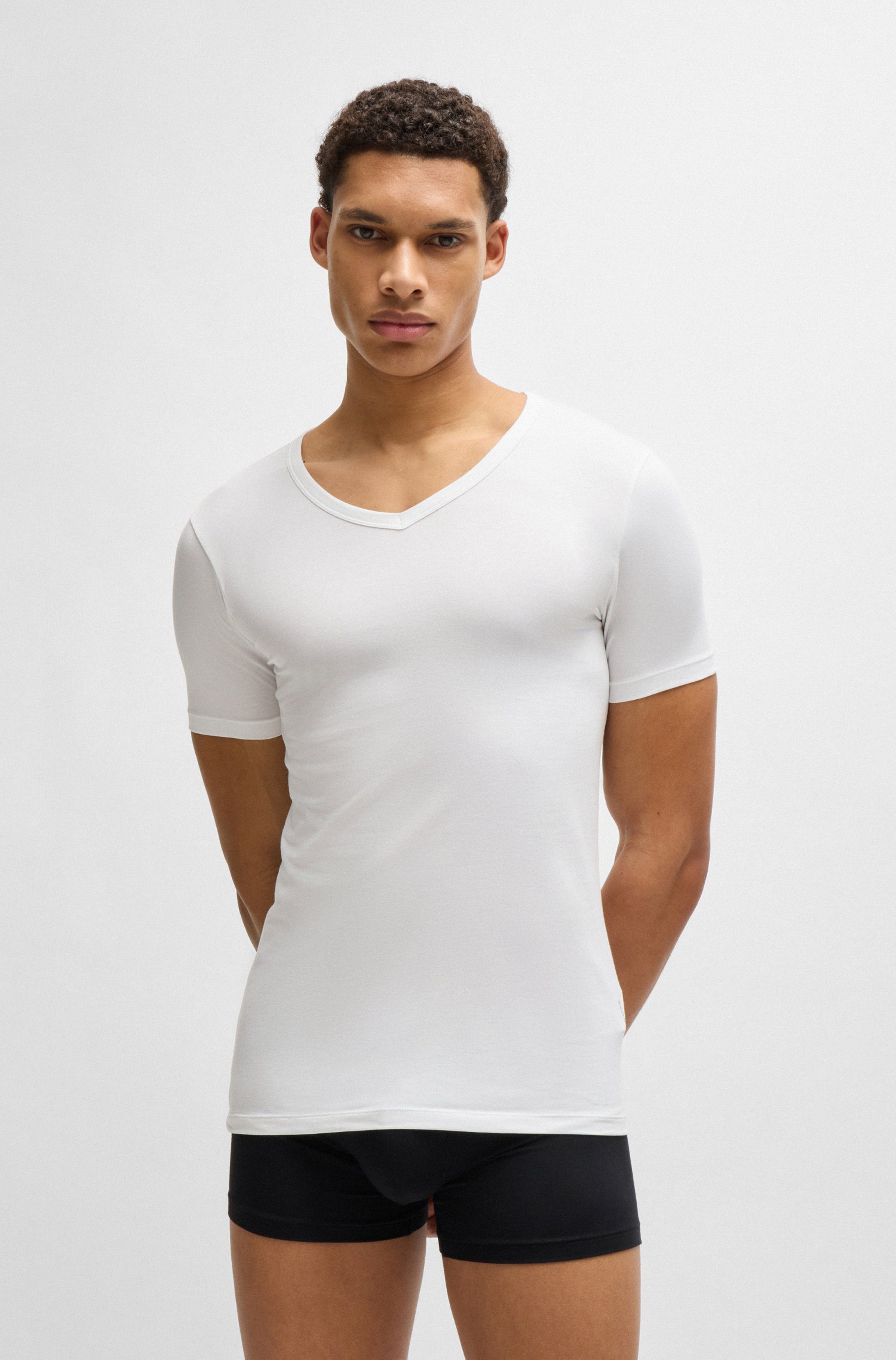 BOSS T-Shirt TSHIRTVN 2P MODERN (Packung, 2-tlg., 2er) günstig online kaufen