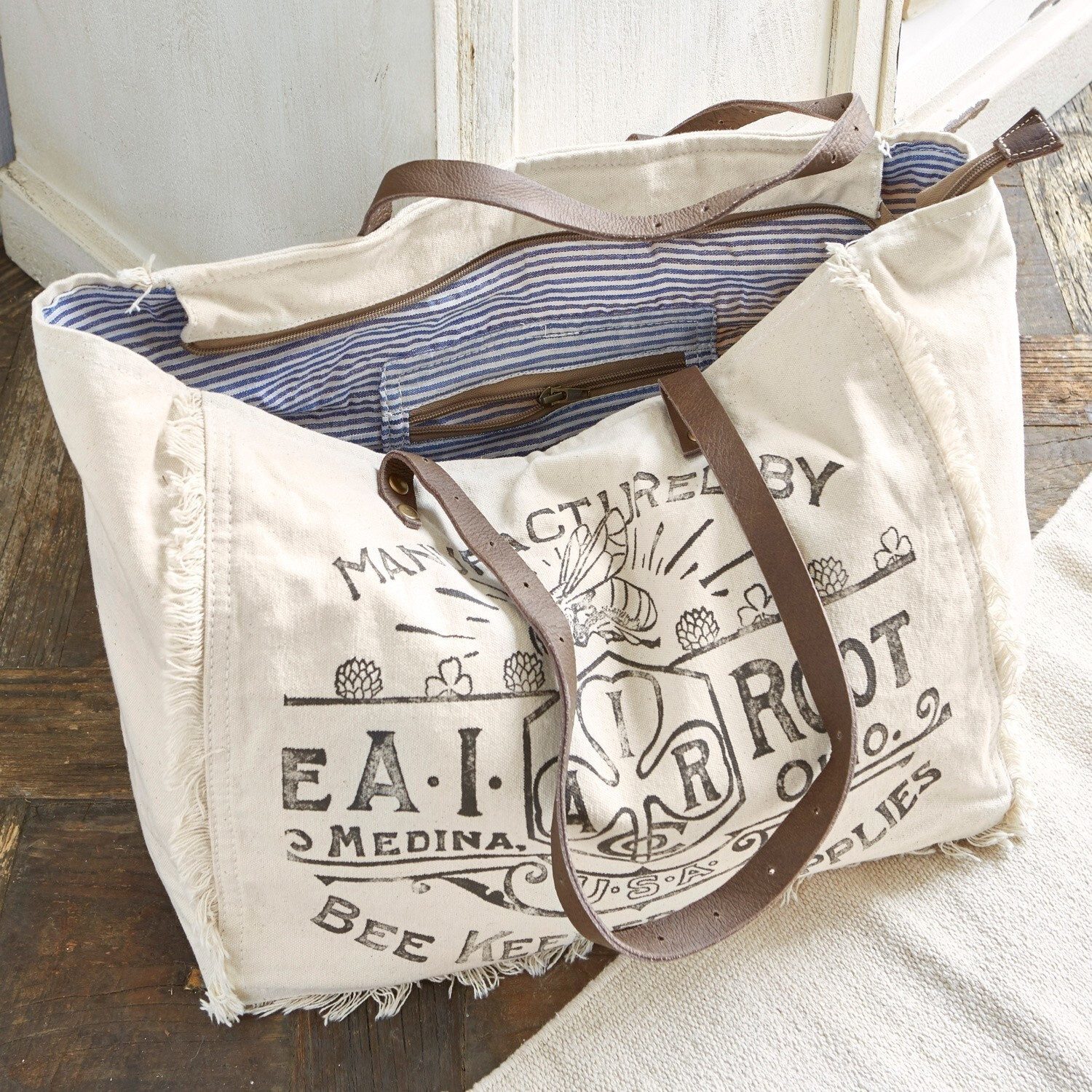 Mirabeau Handtasche Tasche Cloe creme/braun