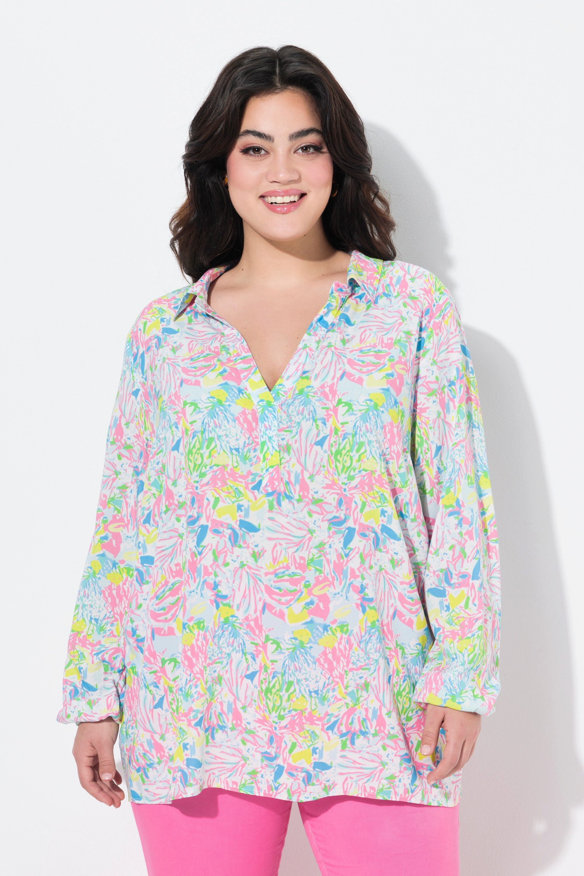 Angel of Style Hemdbluse Bluse farbenfroher günstig online kaufen