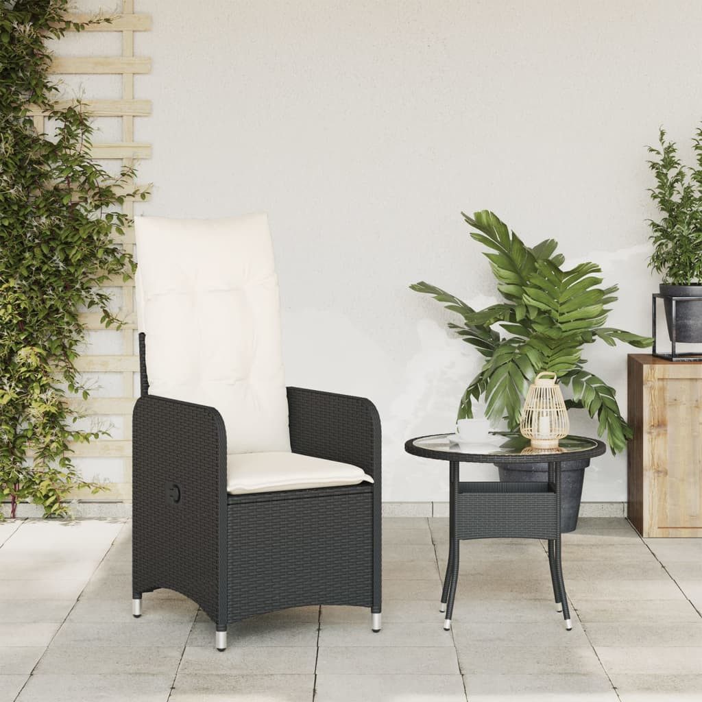 vidaXL Gartenstuhl Gartensessel Verstellbar mit Kissen günstig online kaufen