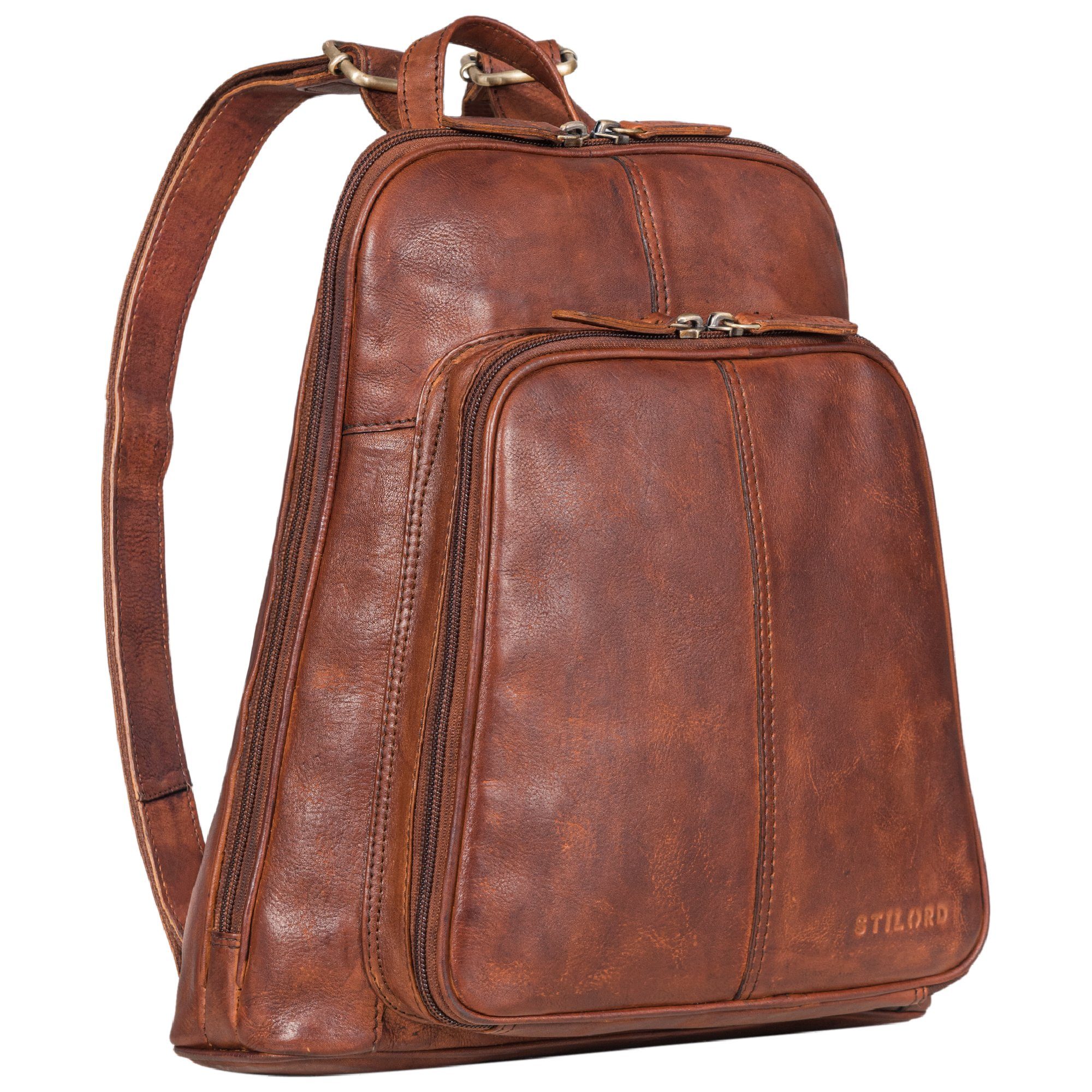STILORD Cityrucksack "Daisy" Eleganter Rucksack Damen Leder