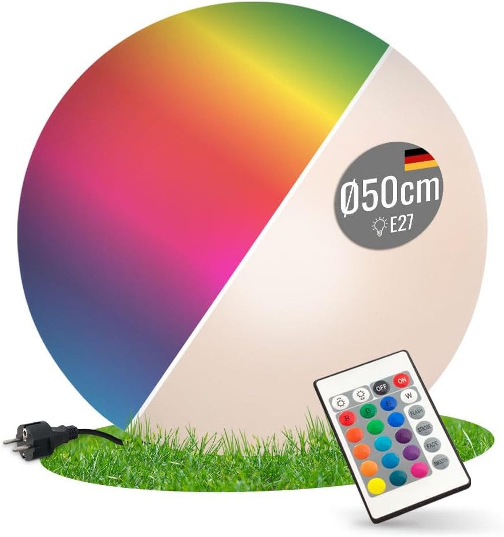 8 seasons design LED-Leuchte Globe Kugel-Leuchte Ø 50cm, weiß
