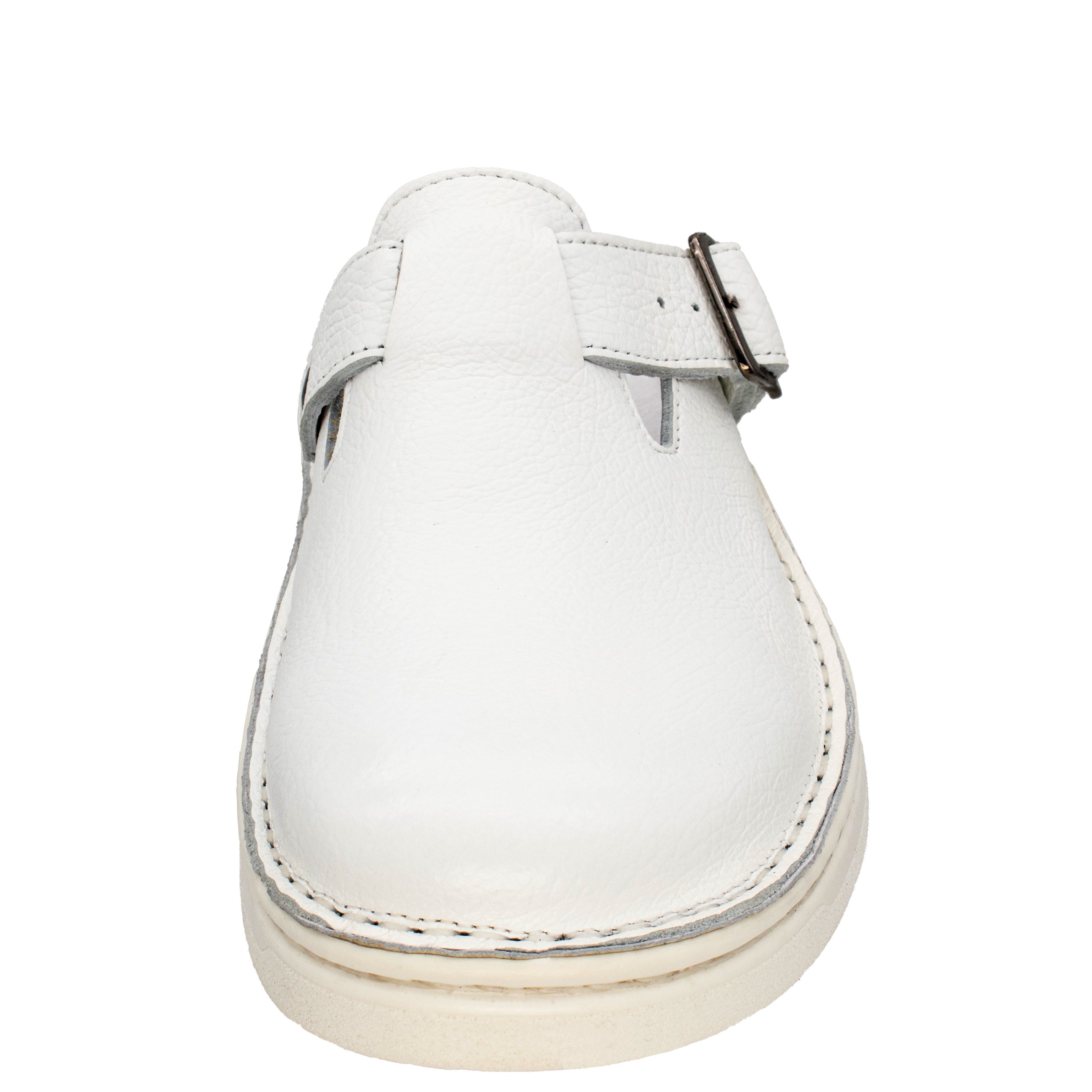 Fischer-Markenschuh Sina Pantolette aus Nappaleder, gepolstertes Lederfußbett