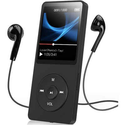 GelldG MP3-Player MP3 Player Bluetooth 5.0 64 GB mit 1,8 Zoll Farbbildschirm MP3-Player (Bluetooth)
