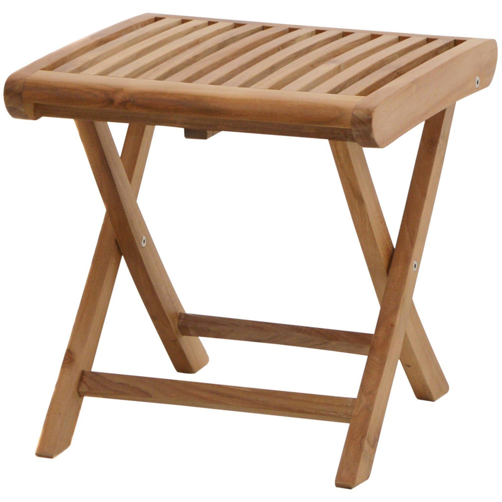 Ploß Fußhocker, PREMIUM FSC® TEAK "ARLINGTON" KLAPPBAR