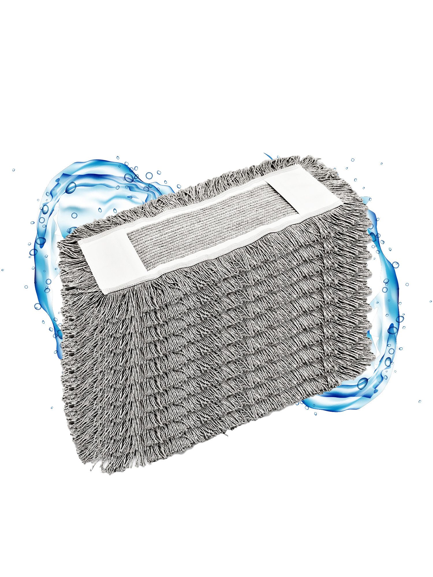 Moppland Wischmopp Ersatzbezug Bodenwischer 40cm/50cm – Waschbar bis 90° Wischmopp-Ersatzkopf (Baumwolle, 40, Einzelartikel, 10-tlg., Wischmopp Ersatzbezug, Waschbar bis 90°C, saugstark, langlebige, wiederverwendbar, reusable)