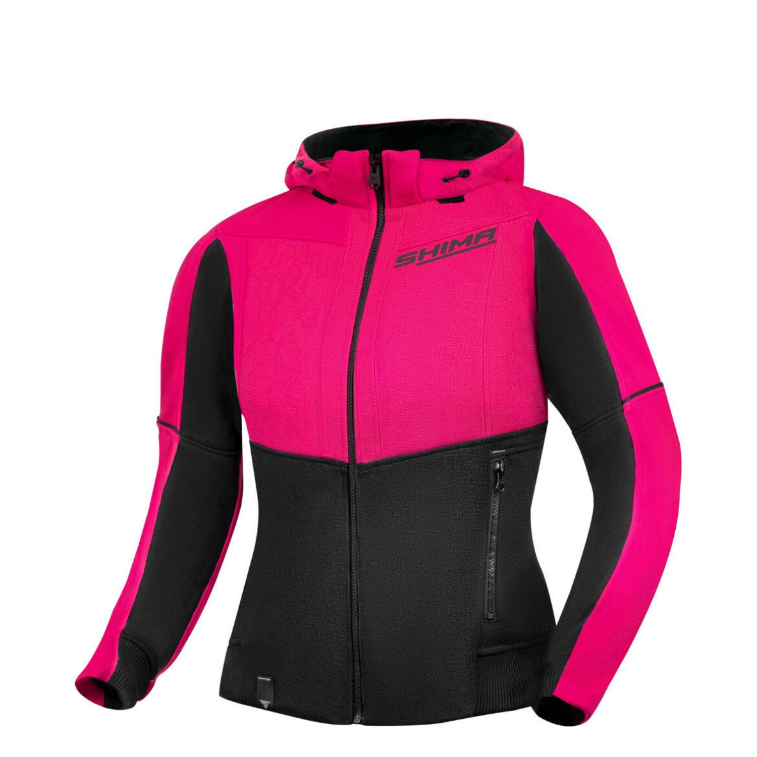 SHIMA Motorradjacke Daybreaker Damen Motorrad Zip Hoodie Rückenprotektor enthalten