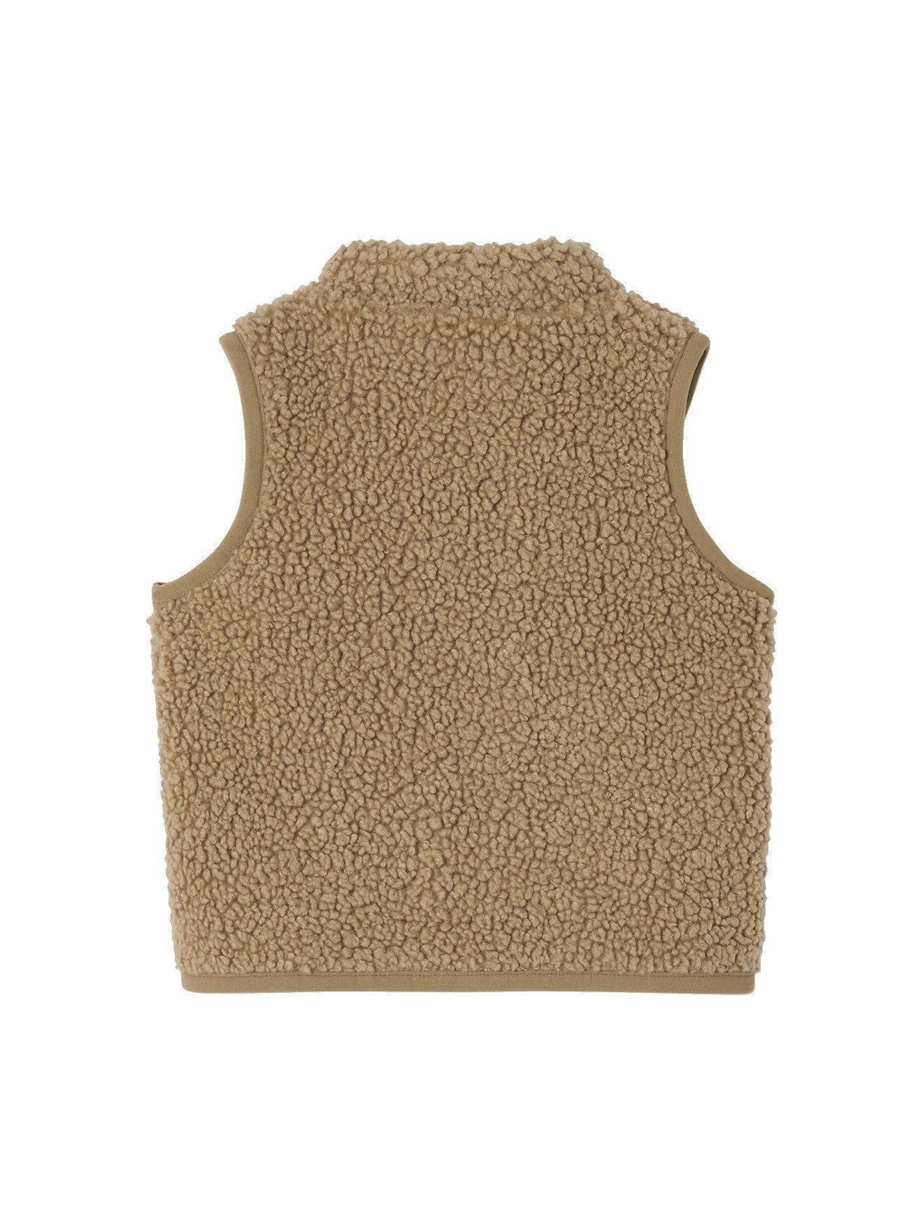 vertbaudet cardigan baby vest made of teddy fleece