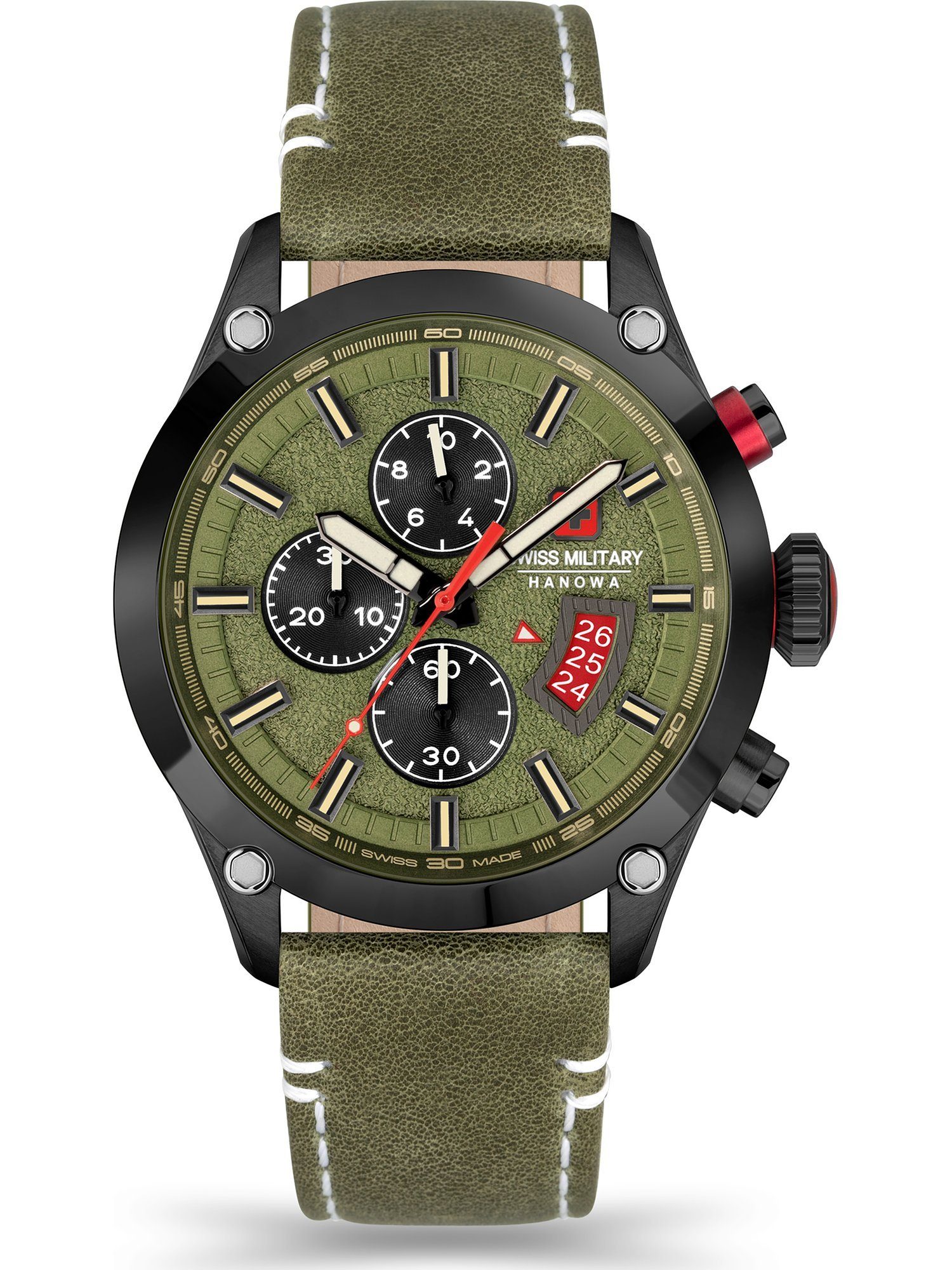 Swiss Military Hanowa Chronograph Swiss Military Hanowa Herren-Uhren Analog Quarz, Klassikuhr