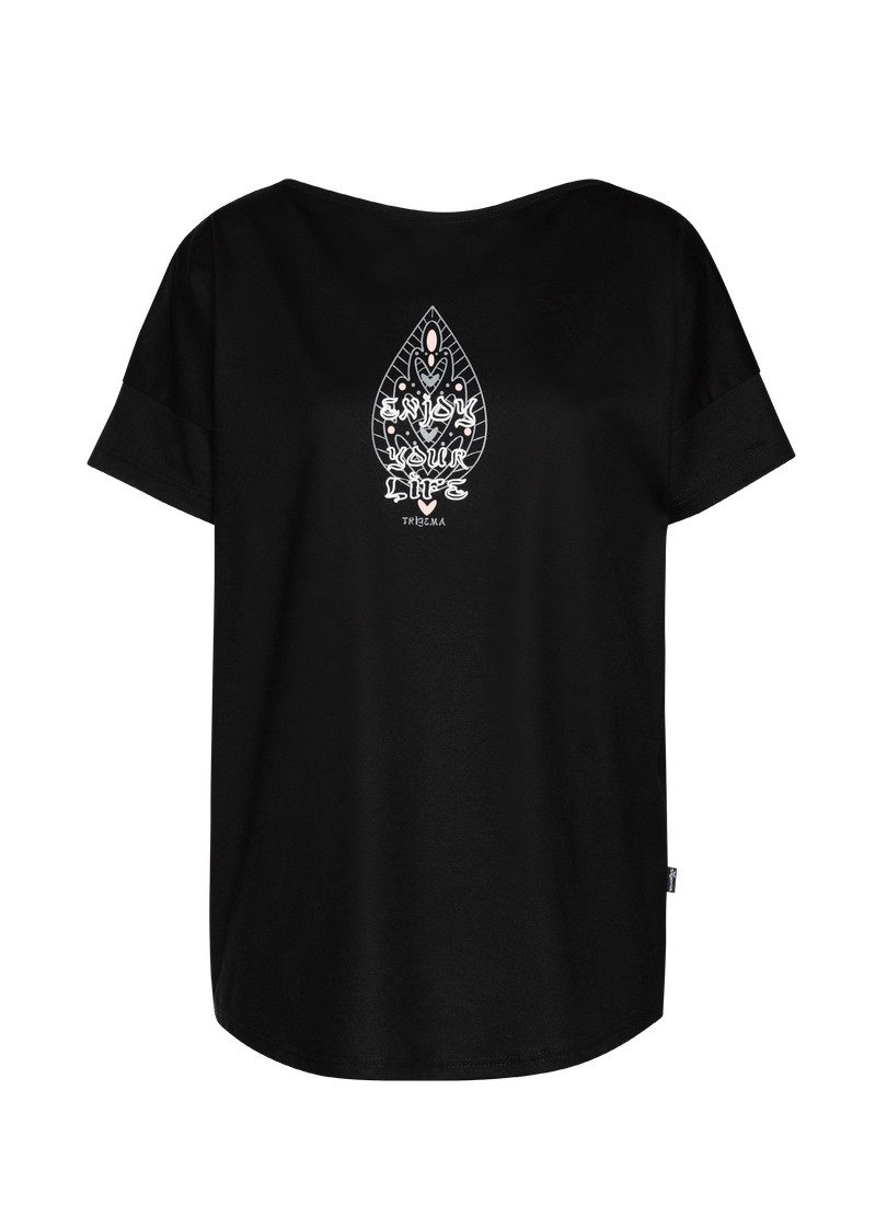 Trigema T-Shirt TRIGEMA Oversized T-Shirt mit Printmotiven (1-tlg) günstig online kaufen