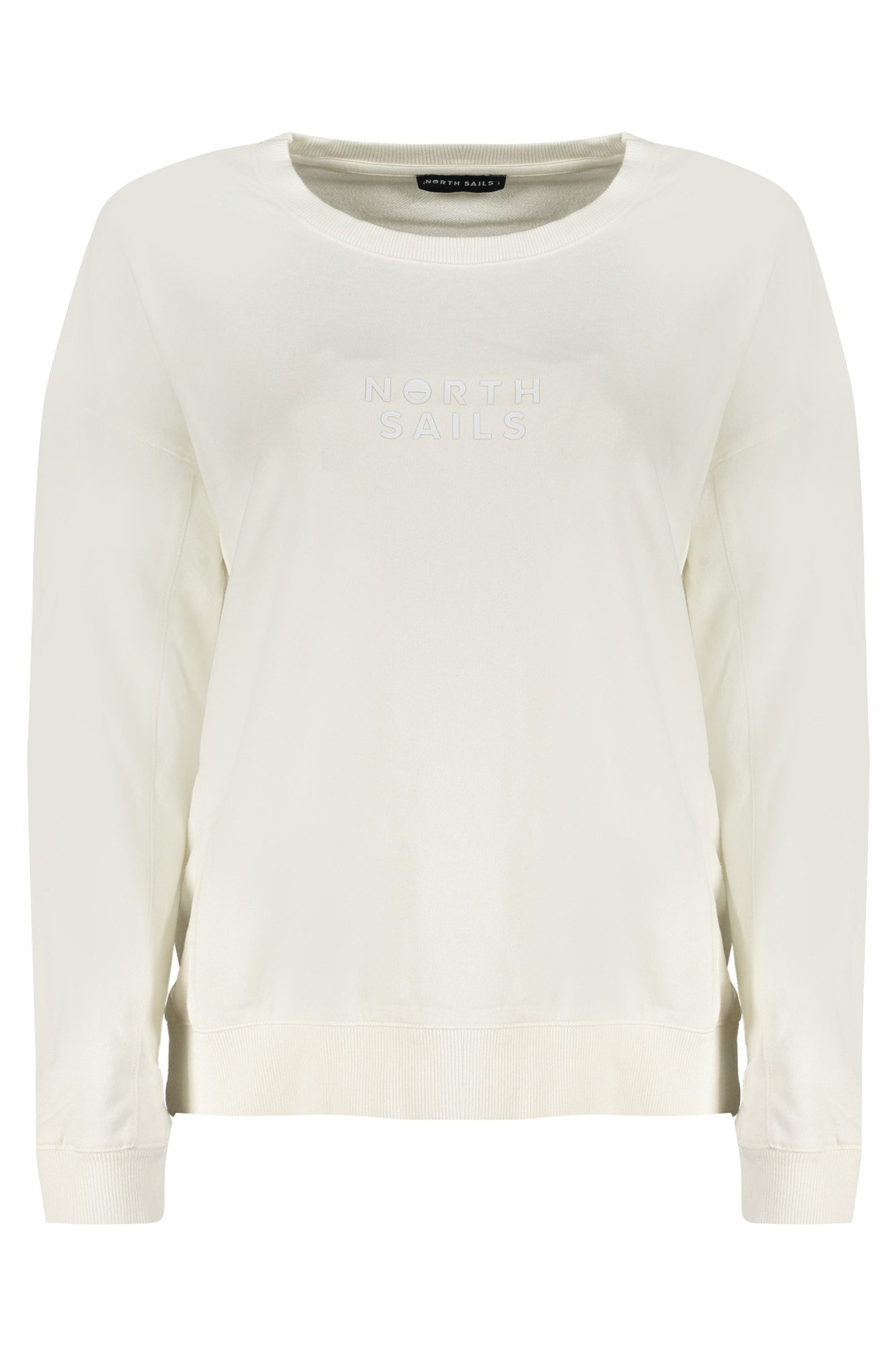 North Sails Sweatshirt Stilvolles Damen-Sweatshirt: Weiß, Bio-Baumwolle