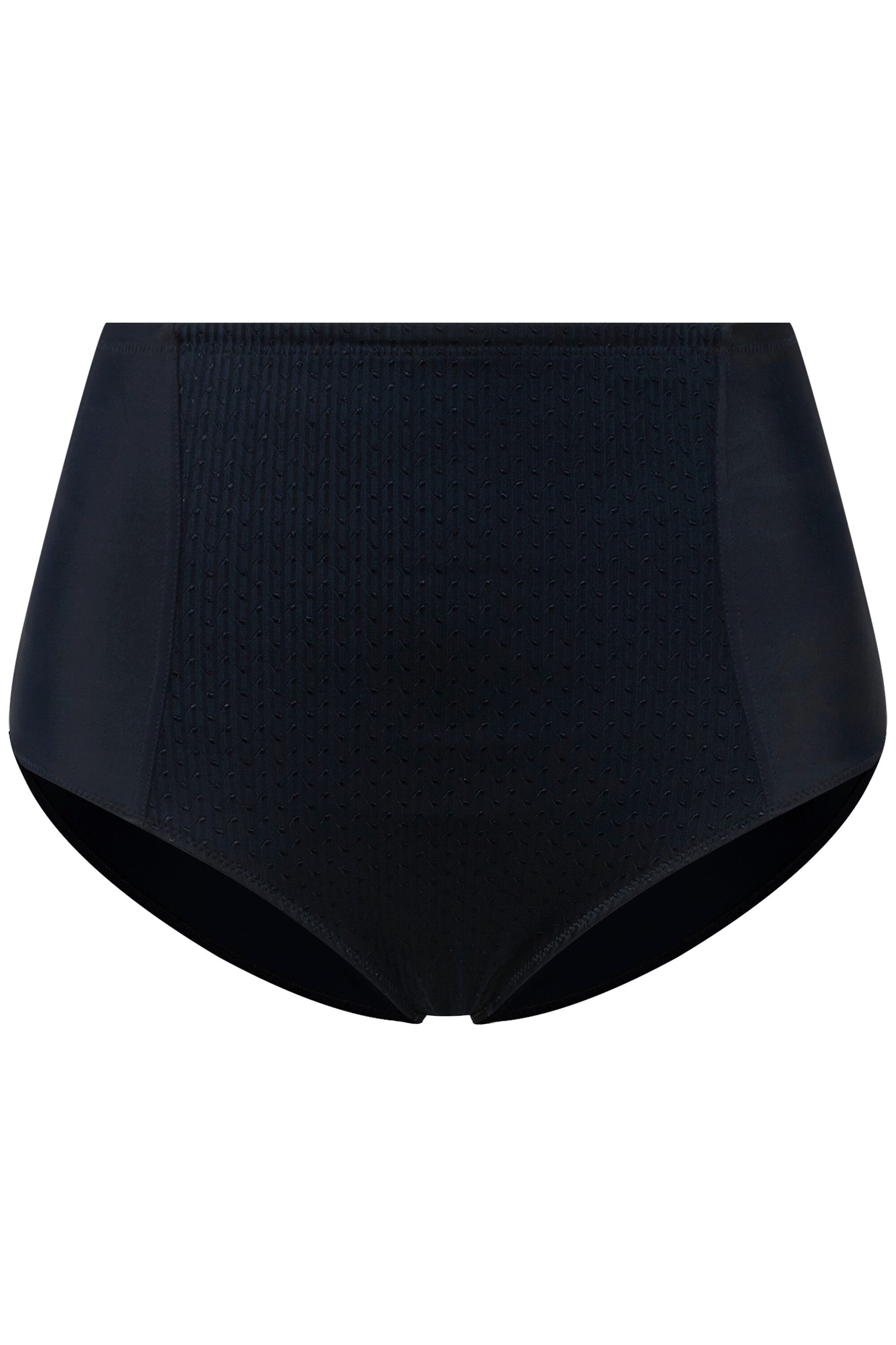 Ulla Popken Miederhose Miederhose High Waist Jacquard-Einsatz – Bild 2 von 4