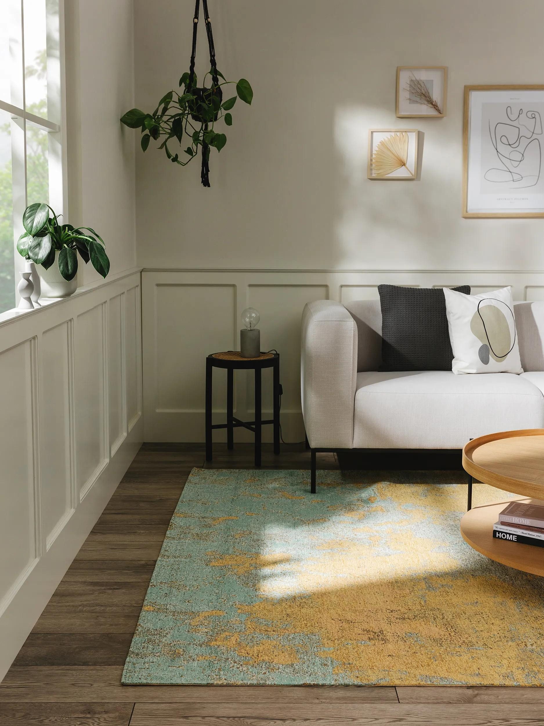 benuta Teppich Frencie, rechteckig, Höhe: 5 mm, Teppich Wohnzimmer, Schlafzimmer, Esszimmer, Flur, Kunstfaser, Cozy