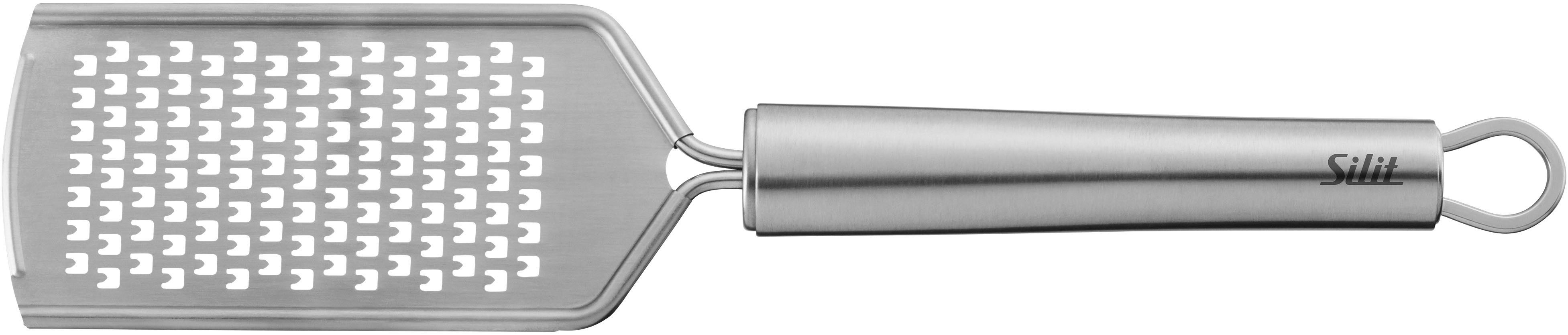 Silit Käsereibe Classic Line, Edelstahl 18/10, (1-St), hochwertig und ergonomisch, Aufhängeöse, scharfe Reibefläche