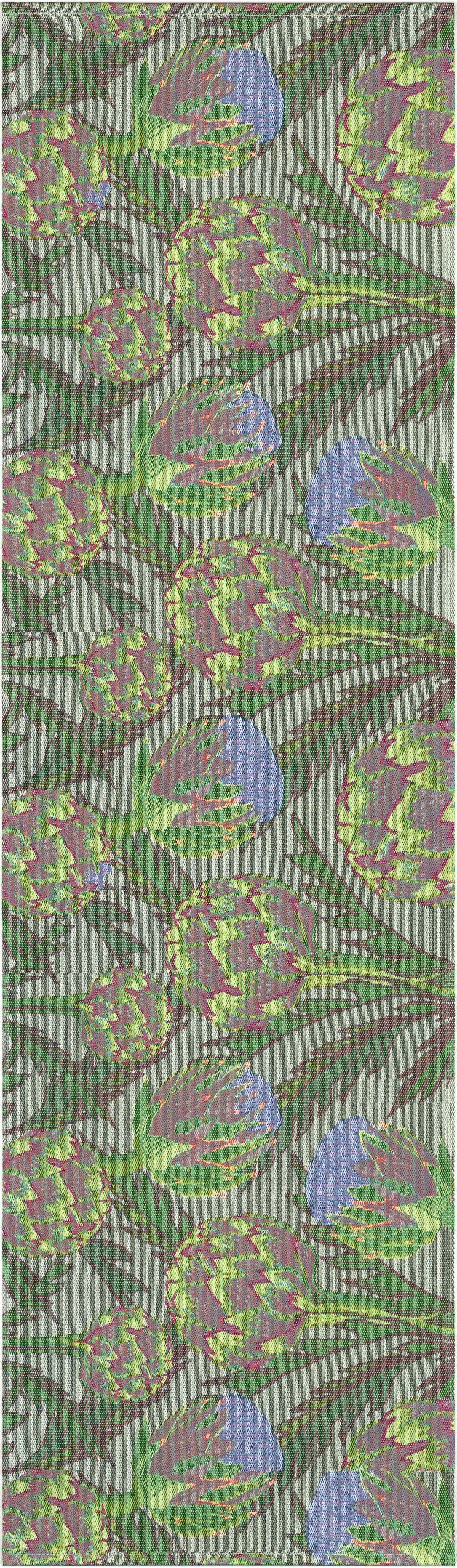 Ekelund Tischläufer Tischläufer Artichoke 35x120 cm, Pixel gewebt (6-farbig)