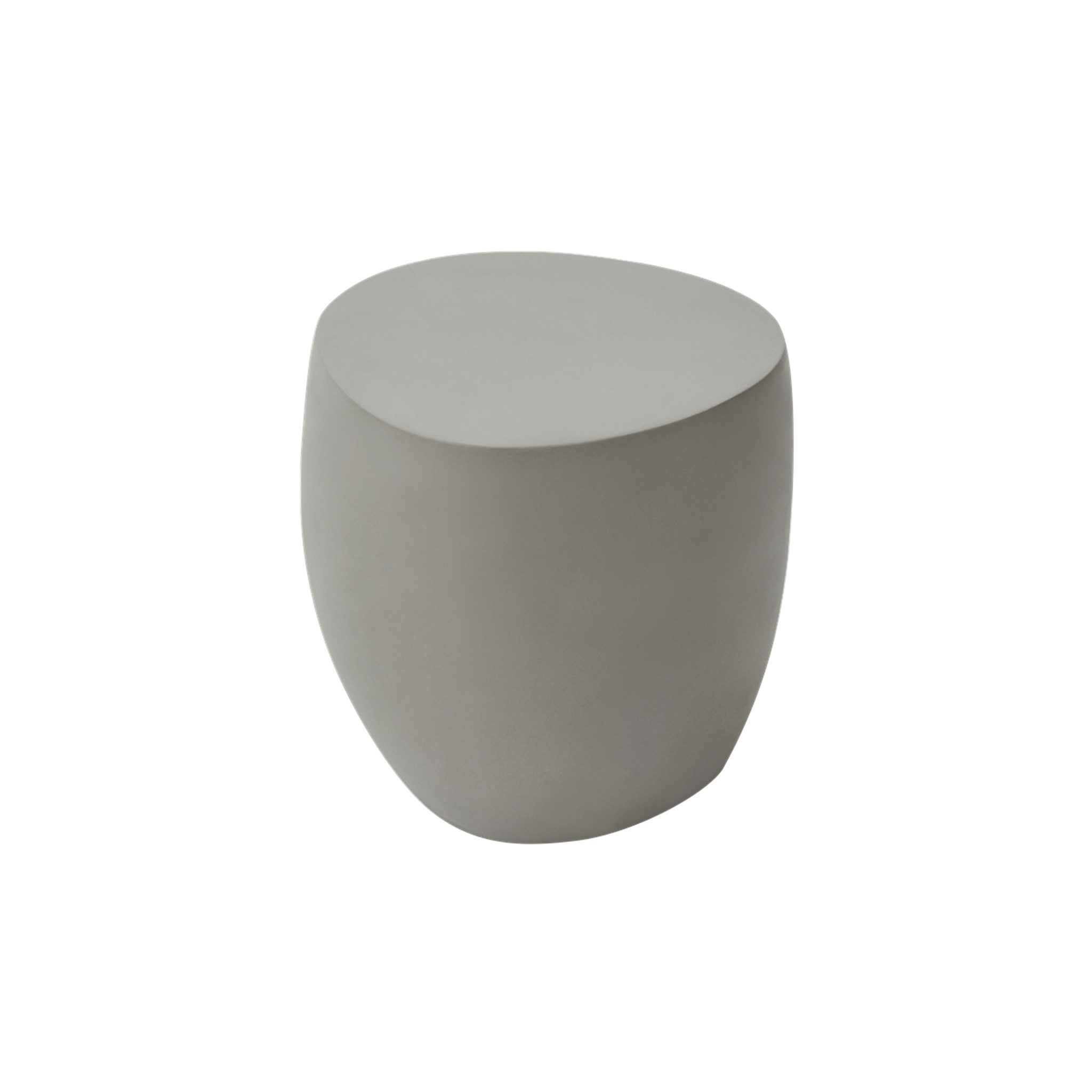 ELEMENTI Beistelltisch IKARIA aus Beton, modern, Wohnzimmer Tisch (Beistelltisch aus Beton), Spacegrau,Beton