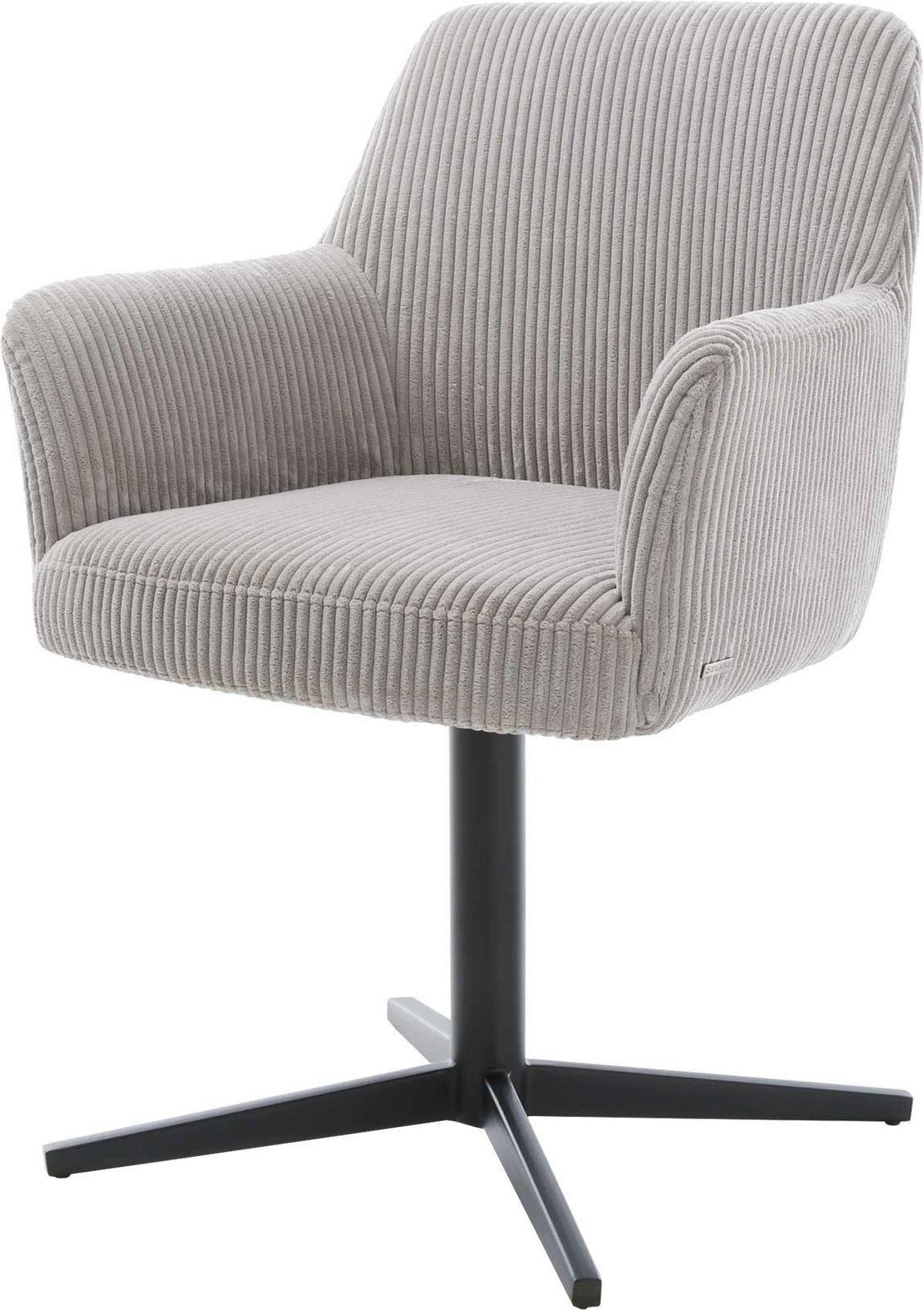 DELIFE Polsterstuhl Xana-Flex, mit Armlehnen Fußkreuz günstig online kaufen