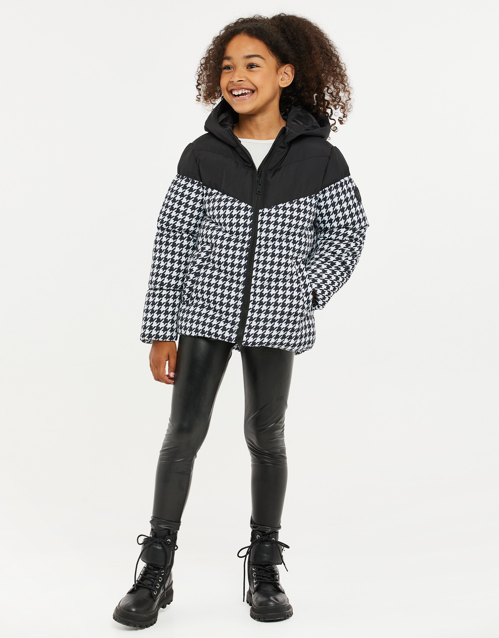 Threadgirls Wintermantel THB Rummy (1-tlg) mit großer Kapuze