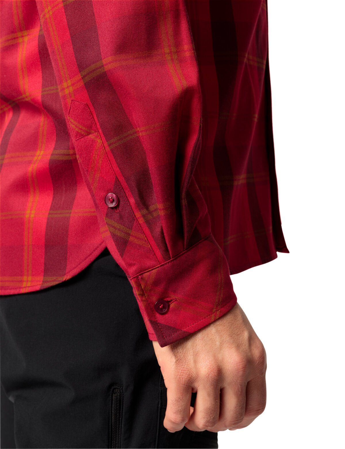 (1-tlg) red Men's IV dark Shirt Neshan Funktionshemd VAUDE LS indian
