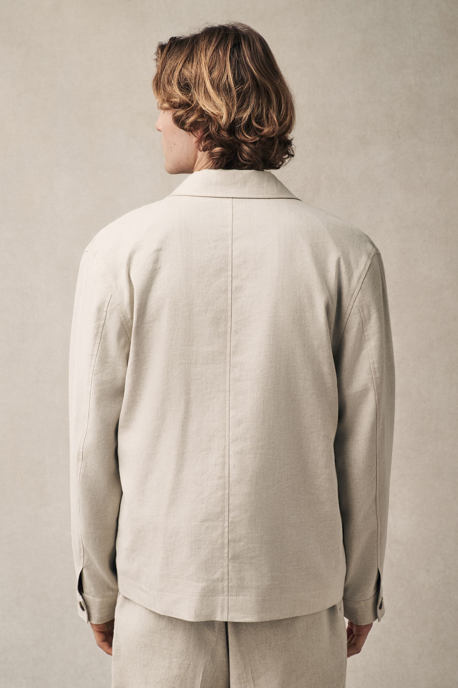 Next Hemdjacke Hemdjacke aus Baumwoll-Leinen-Mischung (1-St) günstig online kaufen