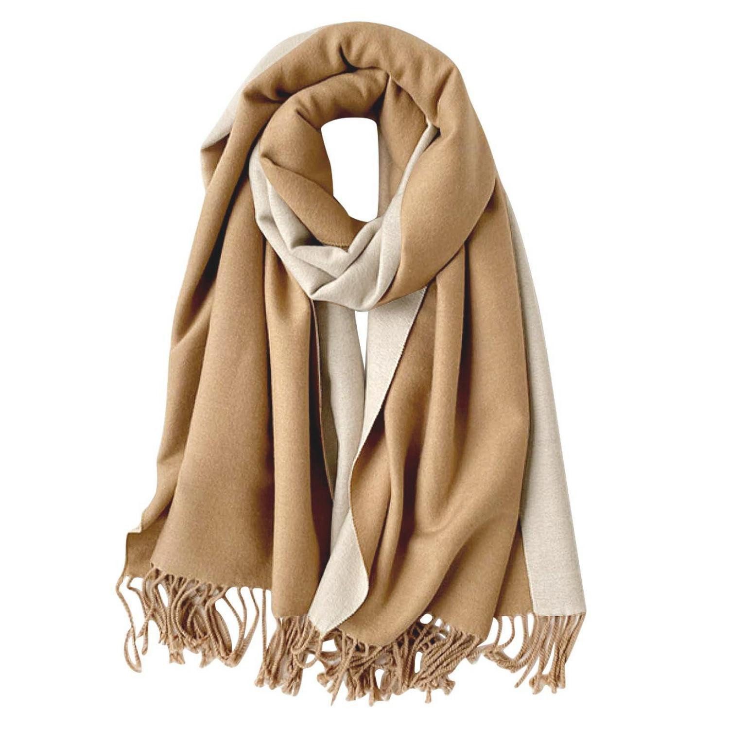 LuxusKollektion Kaschmirschal Kaschmirimitat Schal Damen 200x60cm, (1-St)