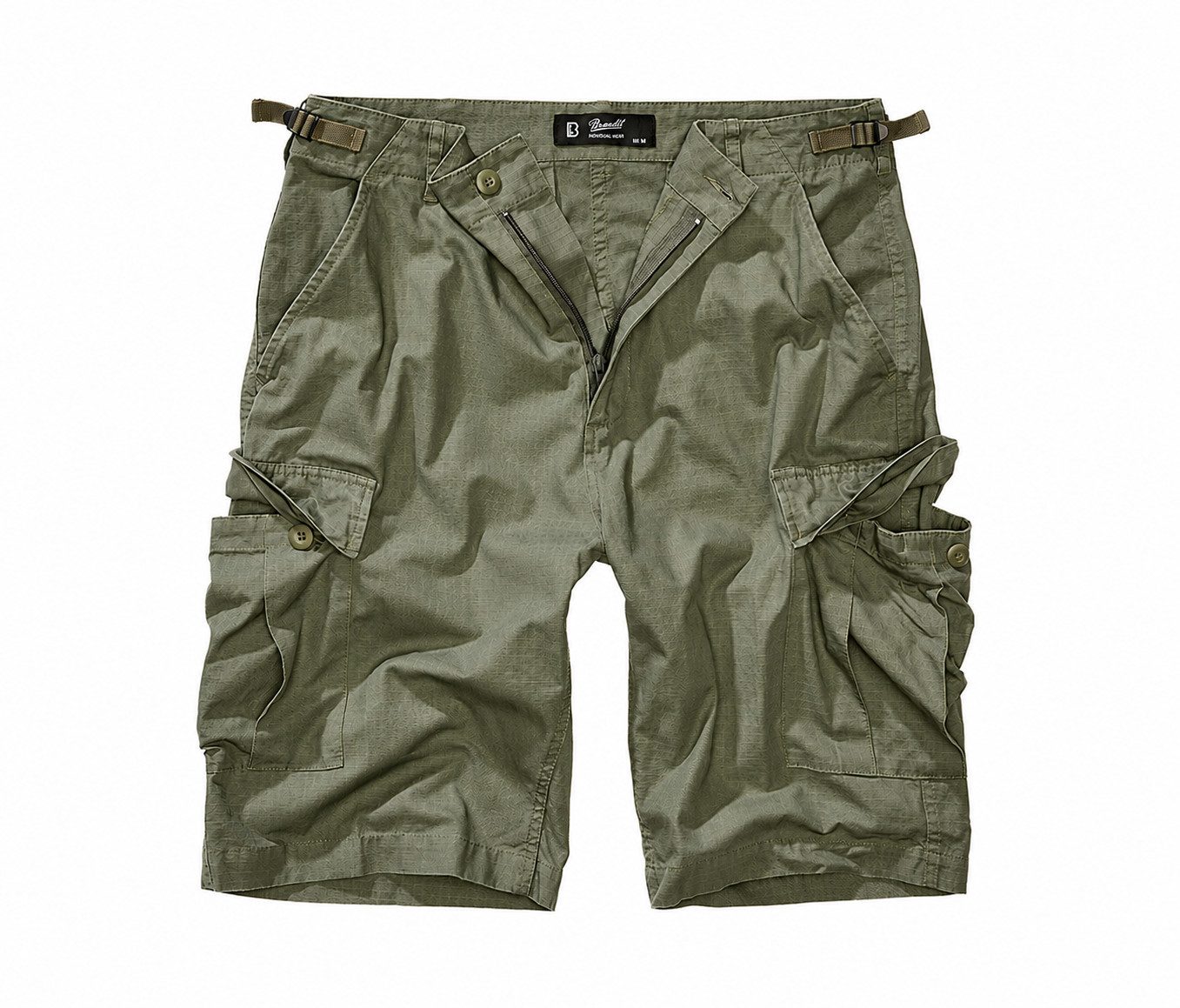 Brandit Bermudas Herren Bermuda Cargo Shorts Kurze Hose Short Army BW Sommer Knielang