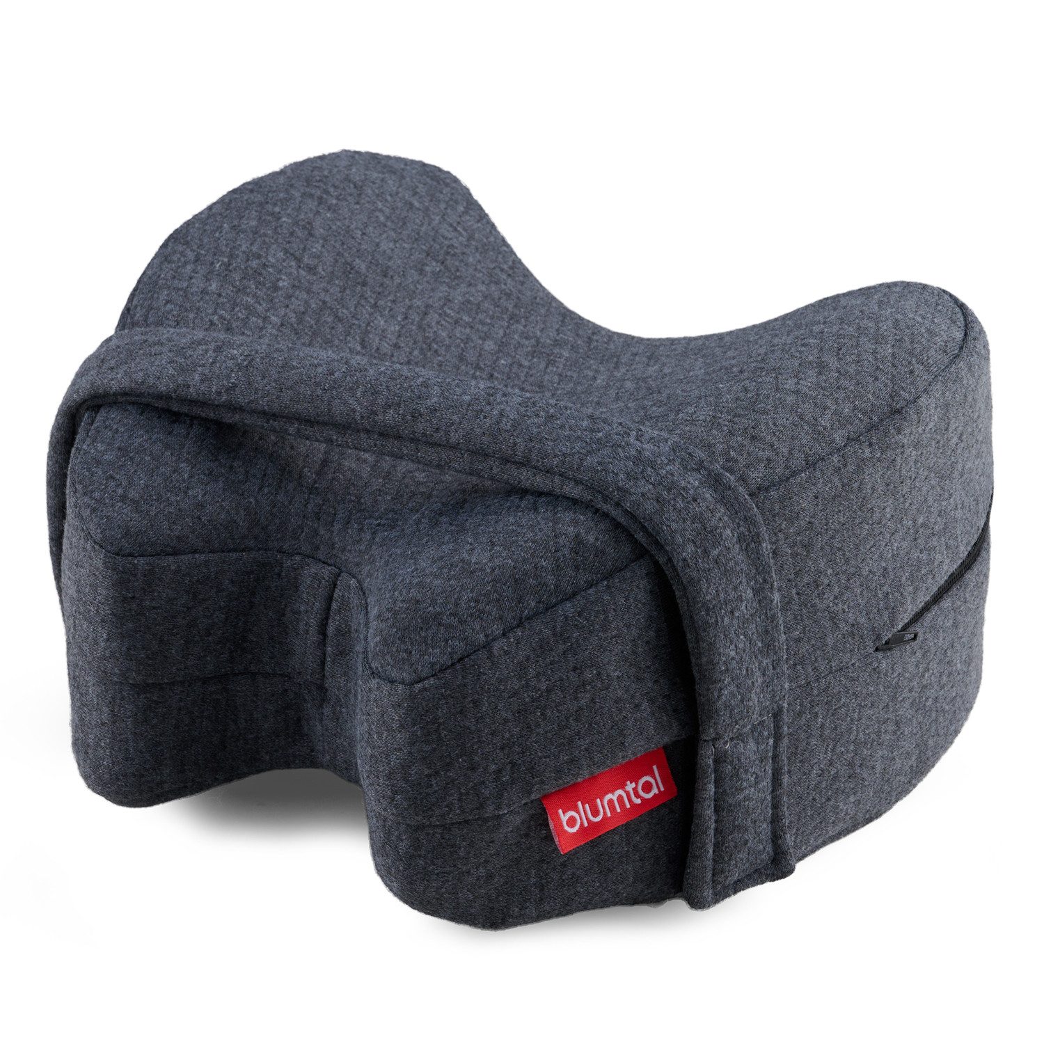 Blumtal Kniekissen Blumtal Kniekissen für Seitenschläfer aus Memory Foam, Memory Foam, anpassbare Höhe, mit Fixiergurt