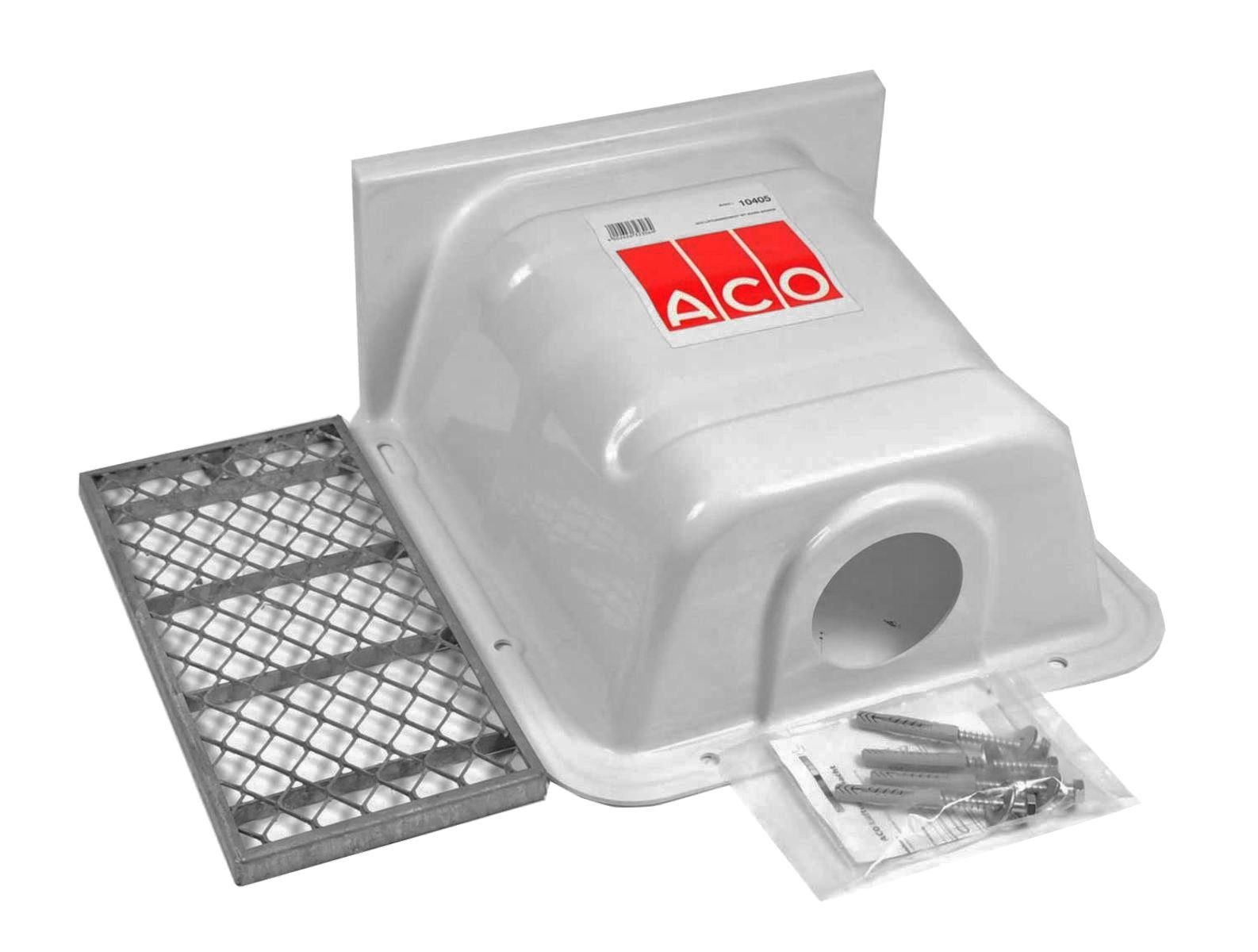 ACO Severin Ahlmann GmbH & Co. KG Lüftungsschacht 40x40cm Lüftungsschacht mit Boden + Streckmetallrost, 40x20x40 cm, 3-St., begehbar, inkl. Montageset, einfacher Einbau