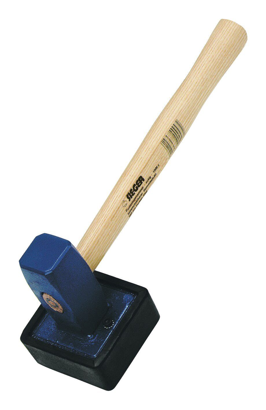 Hammer, mit IDEALSPATEN kg Plattenlegehammer 1,5 eckig Stiel