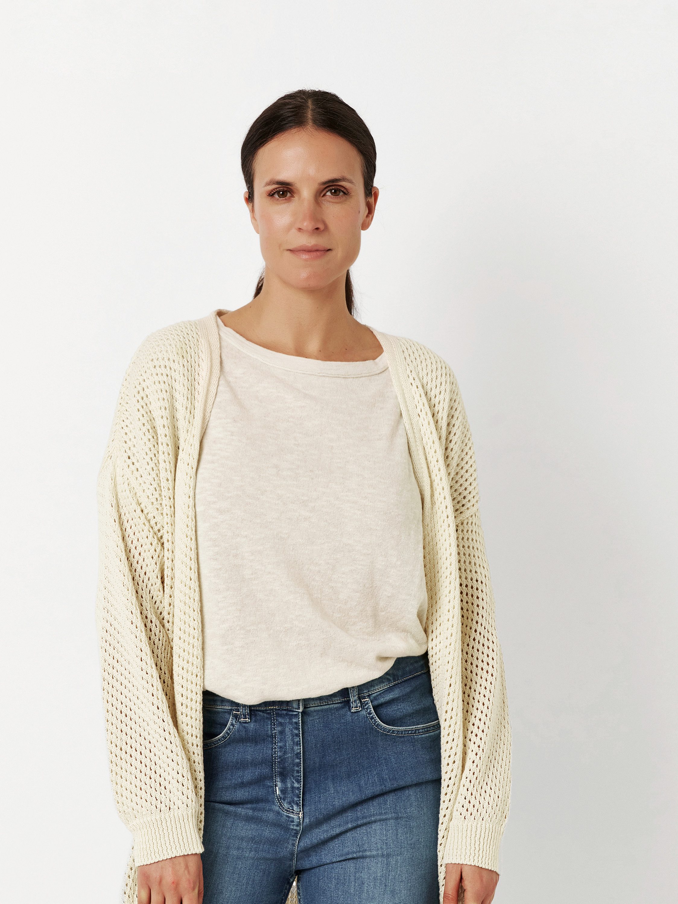 TONI Cardigan Hilla in offener Form günstig online kaufen
