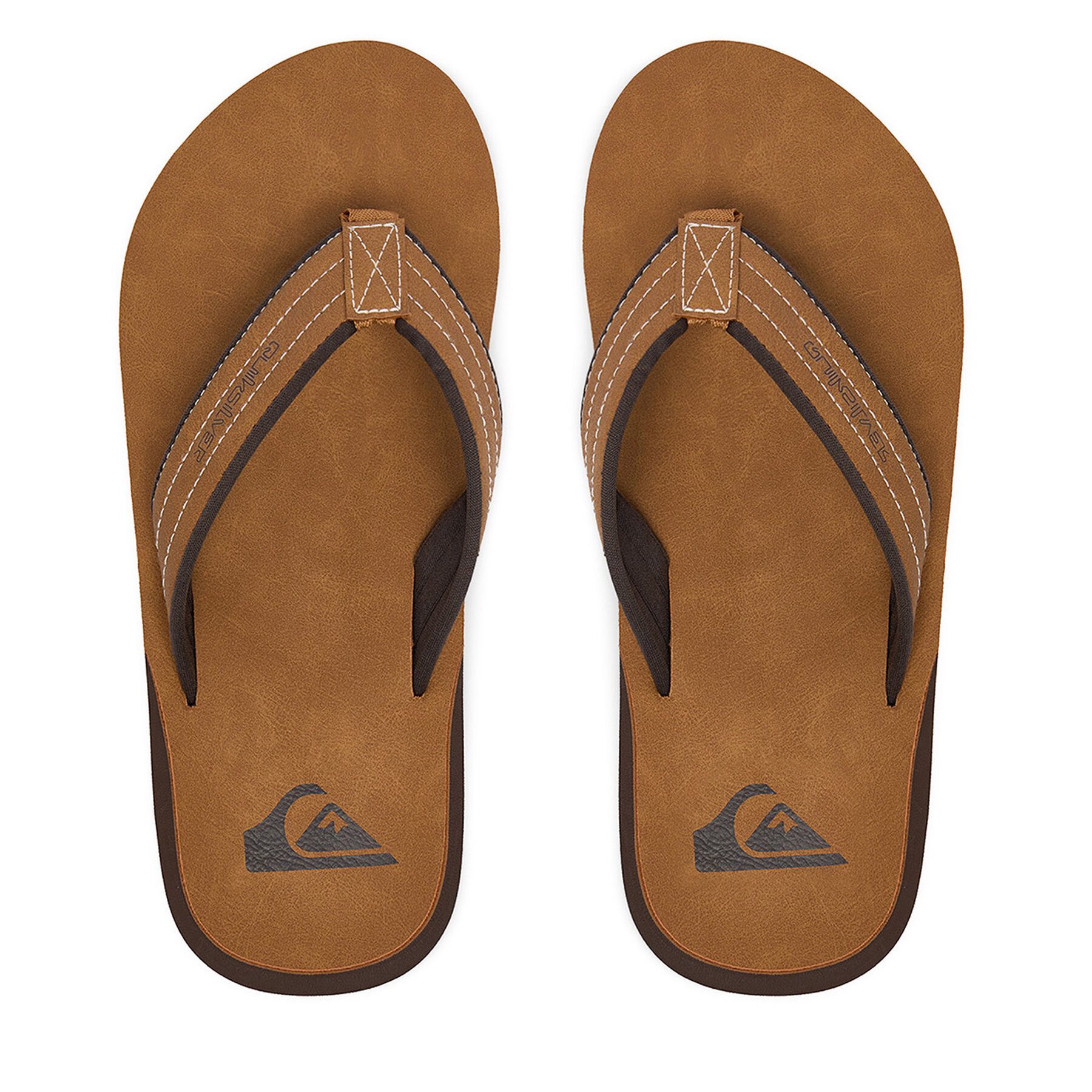 Quiksilver Quiksilver Herren-Flip-Flops, braun Badepantolette