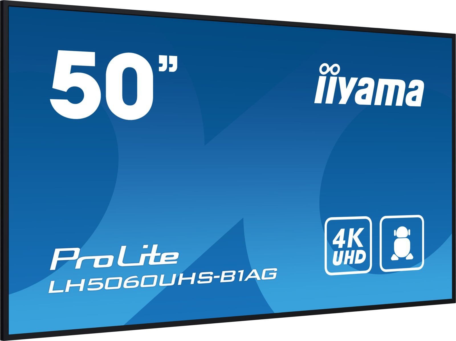 Iiyama DS LH5060UHS 127cm IPS 24/7 50/3840x2160/3xHDMI/2xUSB TFT-Monitor (3840 x 2160 px, 4K Ultra HD, 8 ms Reaktionszeit, IPS, Wi-Fi, Lautsprecher, HDCP)