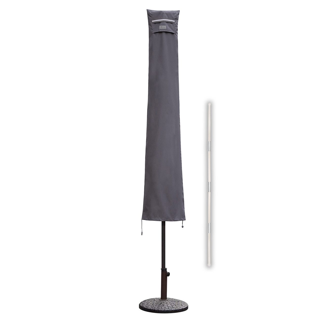 Sonnenschirm-Schutzhülle für Sonnenschirm bis Ø350cm Gartenschirm 300 x 200cm Marketschirm, XXL