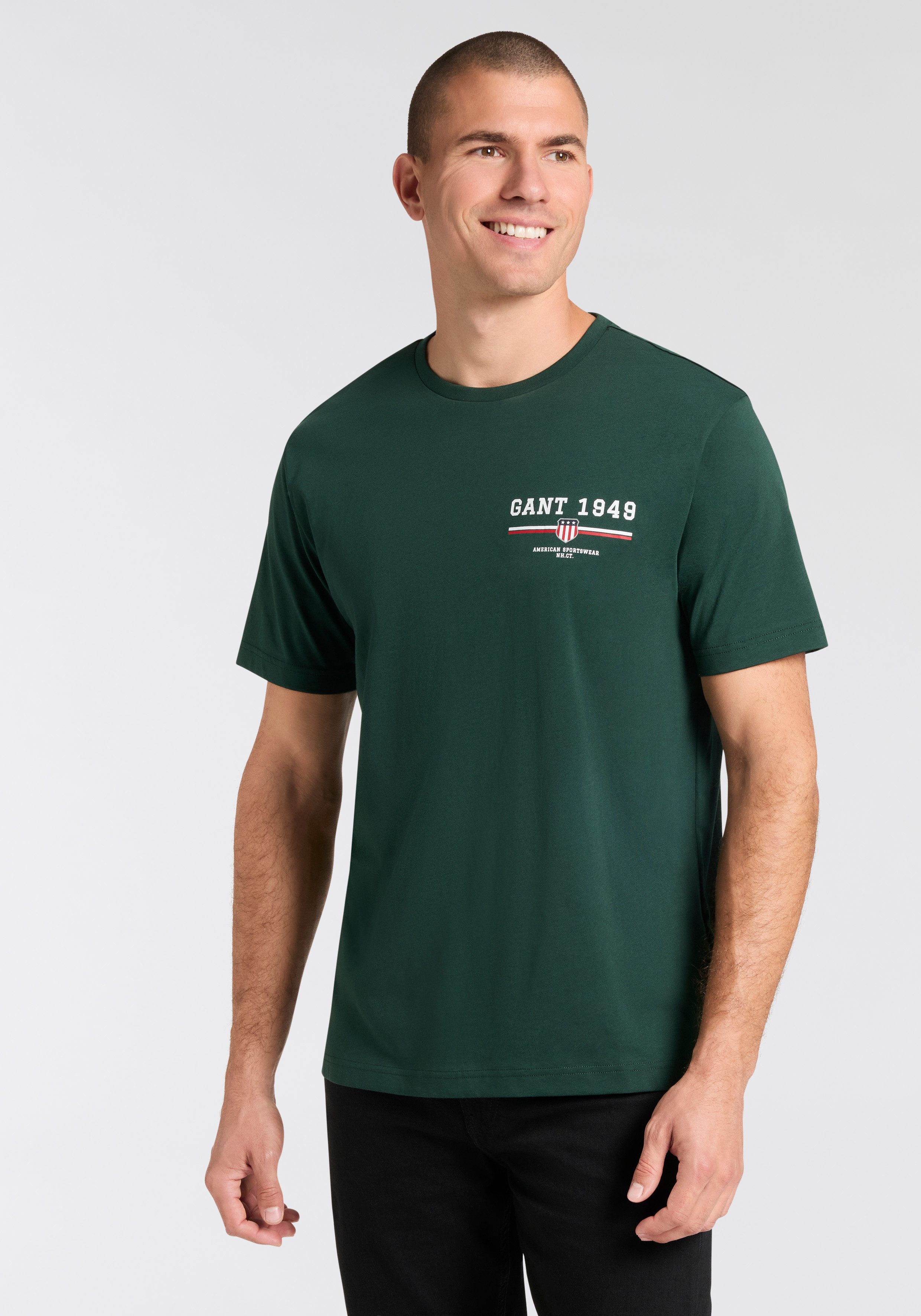Gant T-Shirt GRAPHIC SS T-SHIRT Print, Rundhals günstig online kaufen