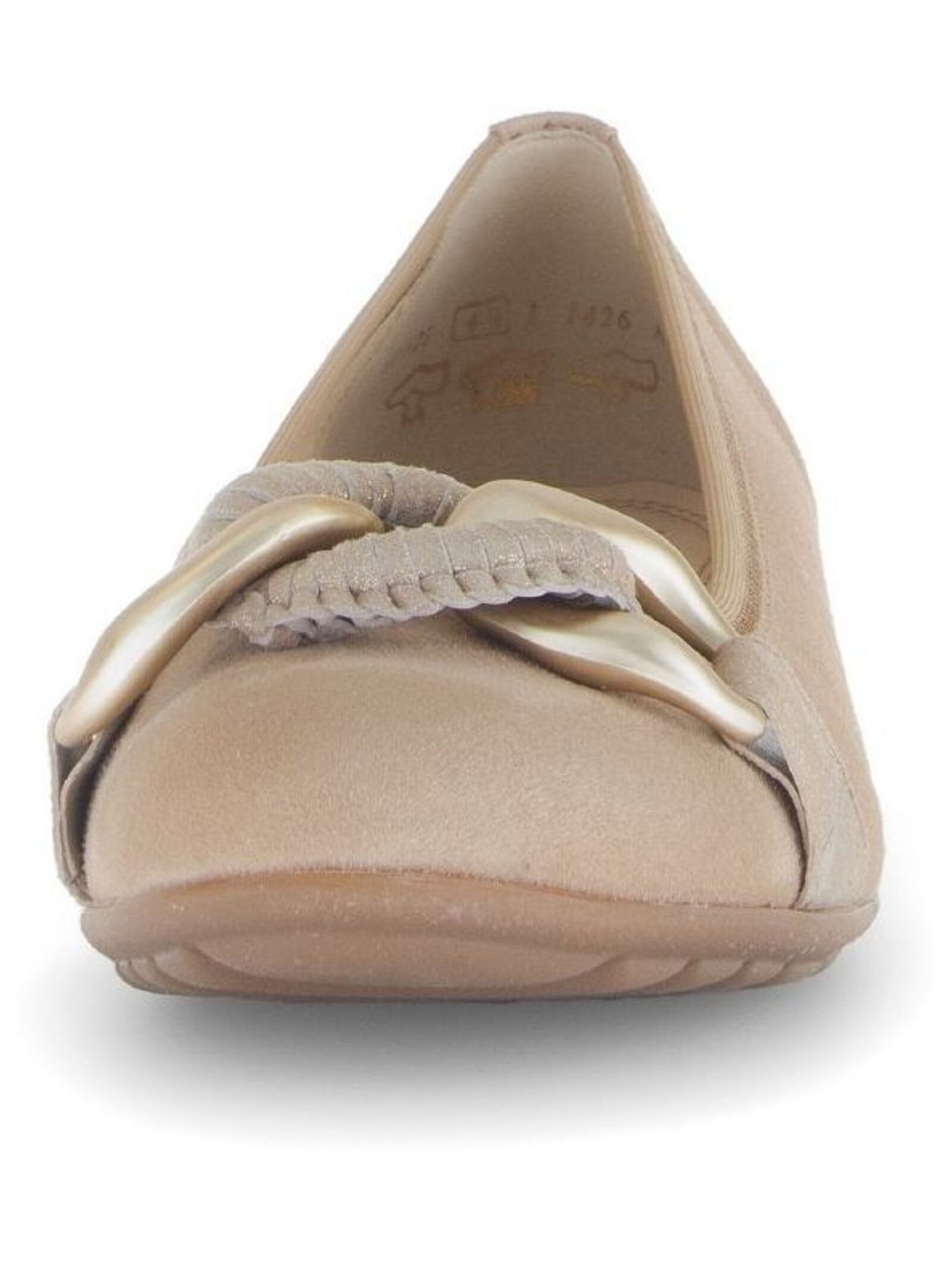 Gabor Comfort Gabor Comfort Ballerinas Veloursleder Ballerina