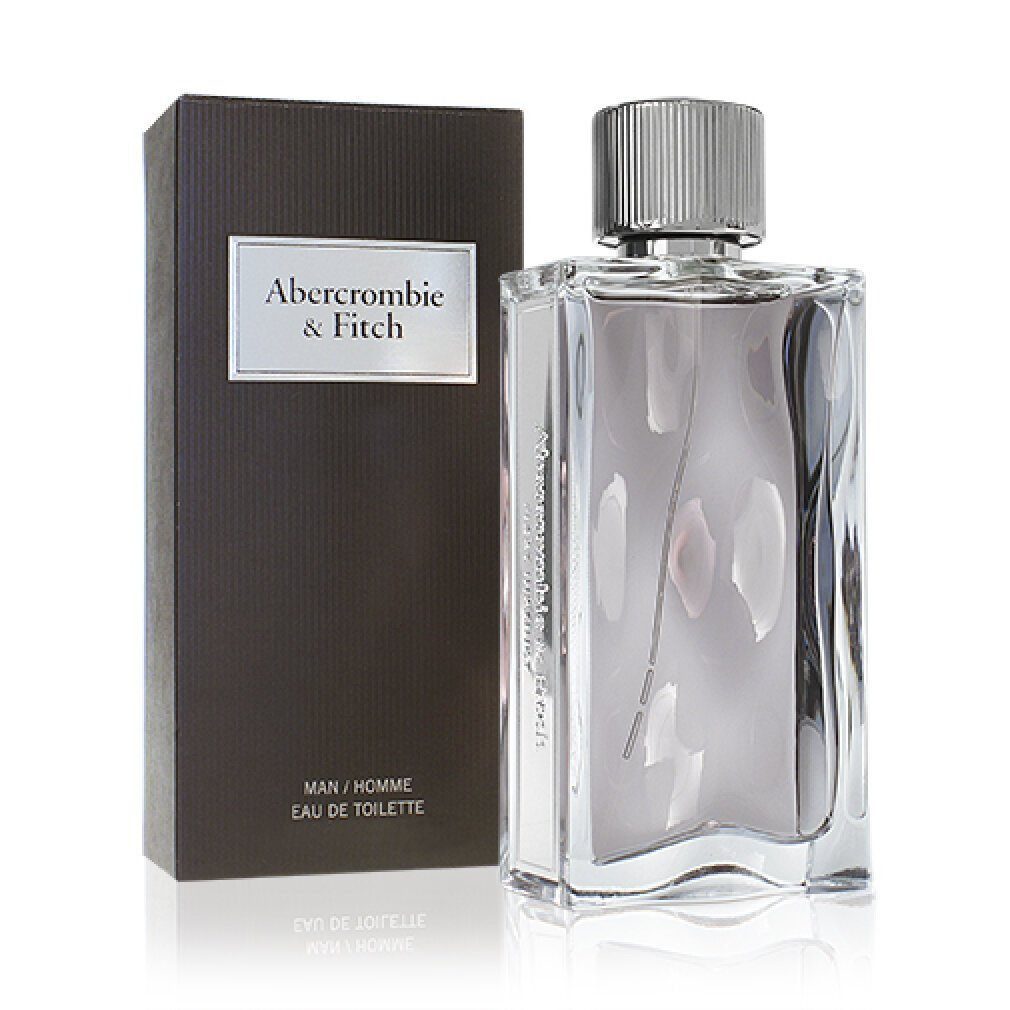 Abercrombie & Fitch Eau de Toilette First Instinct, Glasflakon, Parfüm EDT, Herrenduft