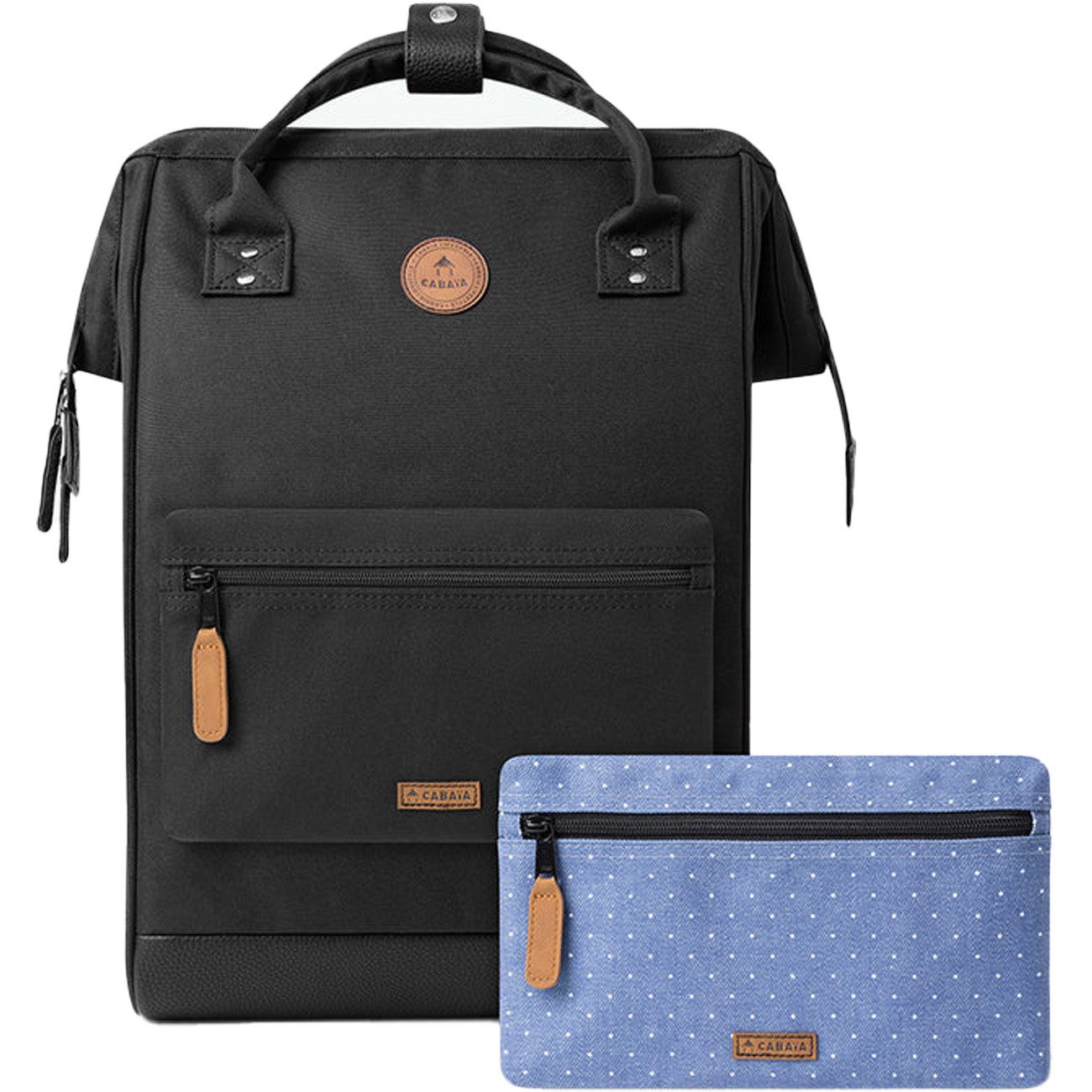 CABAIA Rucksack Melanged Backpack (Set, 3-tlg) günstig online kaufen