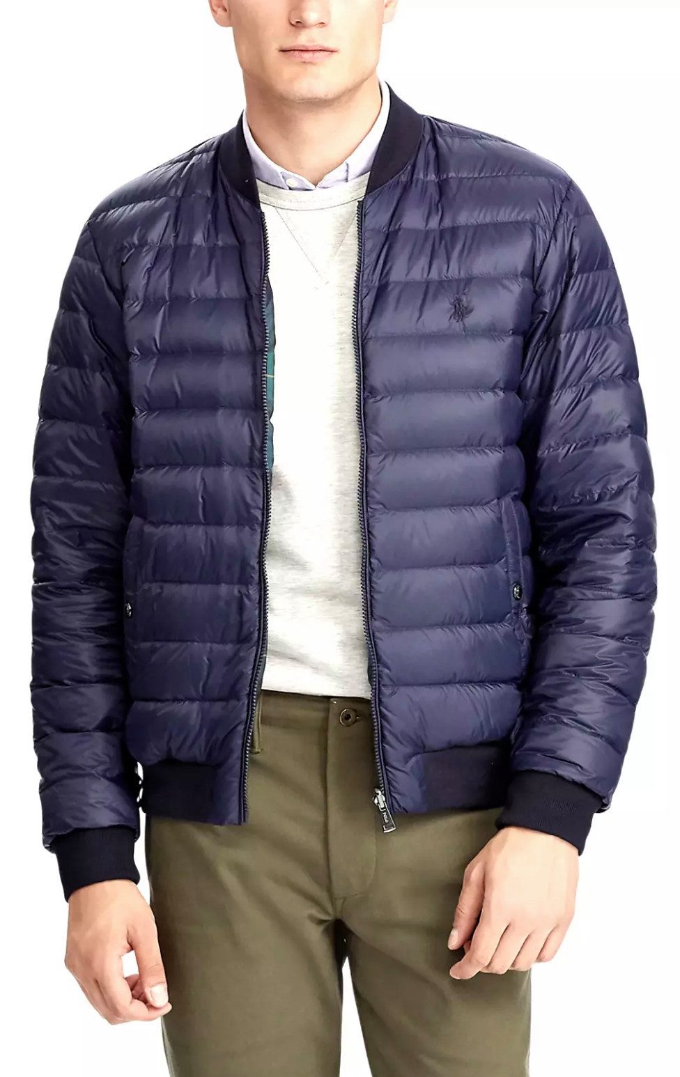 Polo Ralph Lauren 3-in-1-Funktionsmantel Commuter Coat 3 in 1 Parka Bomberjacke Integriertem Schirm und Sturmklappe mit echten Hornknöpfen
