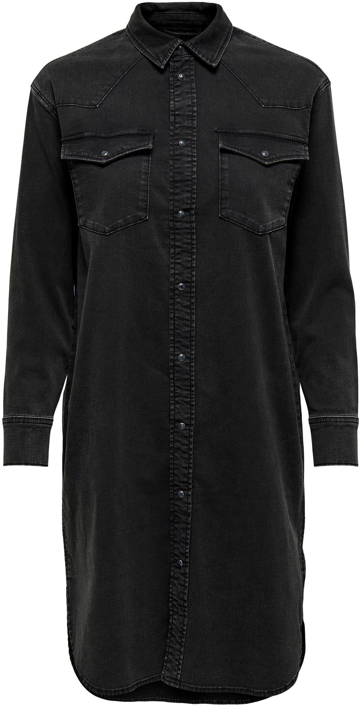 ONLY Jeansbluse ONLMARIE L/S LONG DNM SHIRT