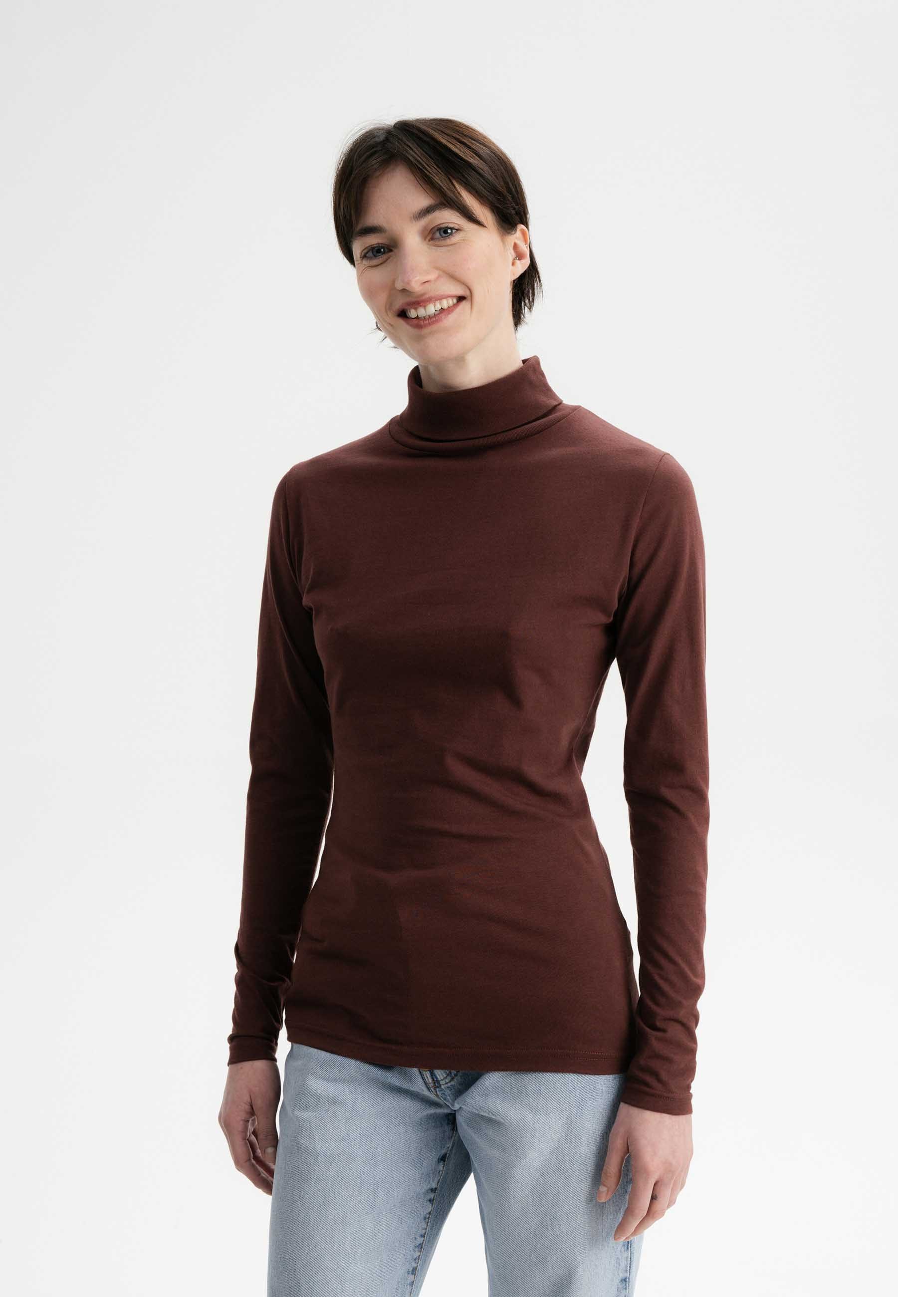 MELA Langarmshirt Damen Turtleneck Shirt ANCHAL günstig online kaufen