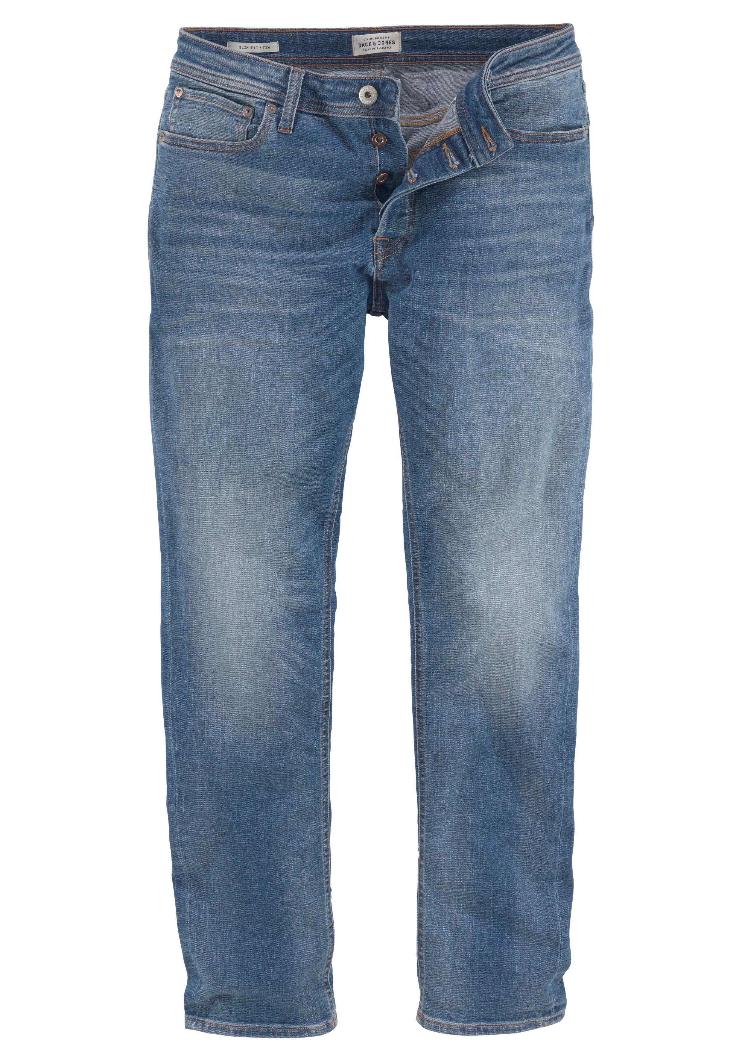 & JJITIM 783 AM Jack Jones JJORIGINAL light-blue Slim-fit-Jeans