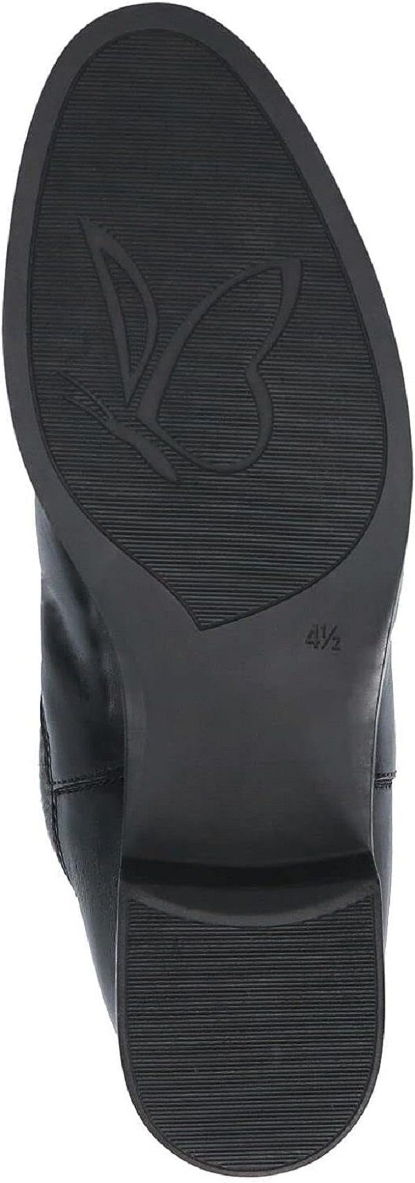 aus Stretcheinsatz Chelseaboots Leder Caprice mit